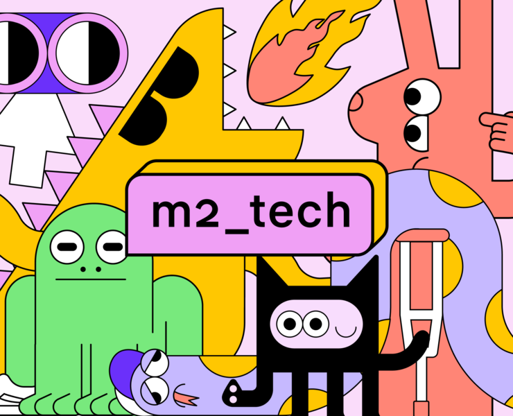 m2_tech HR branding — Брендинг, Иллюстрация на Dprofile