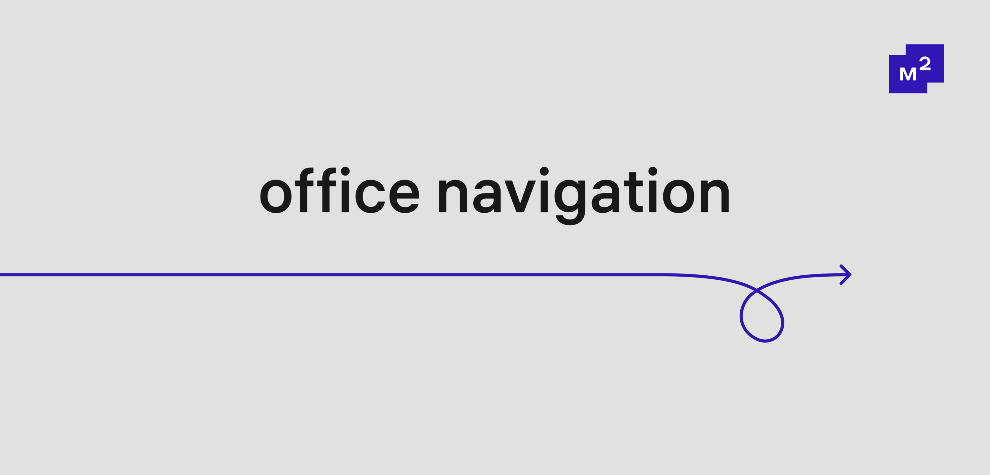 M2 office navigation — Изображение №1 — Брендинг, Графика на Dprofile