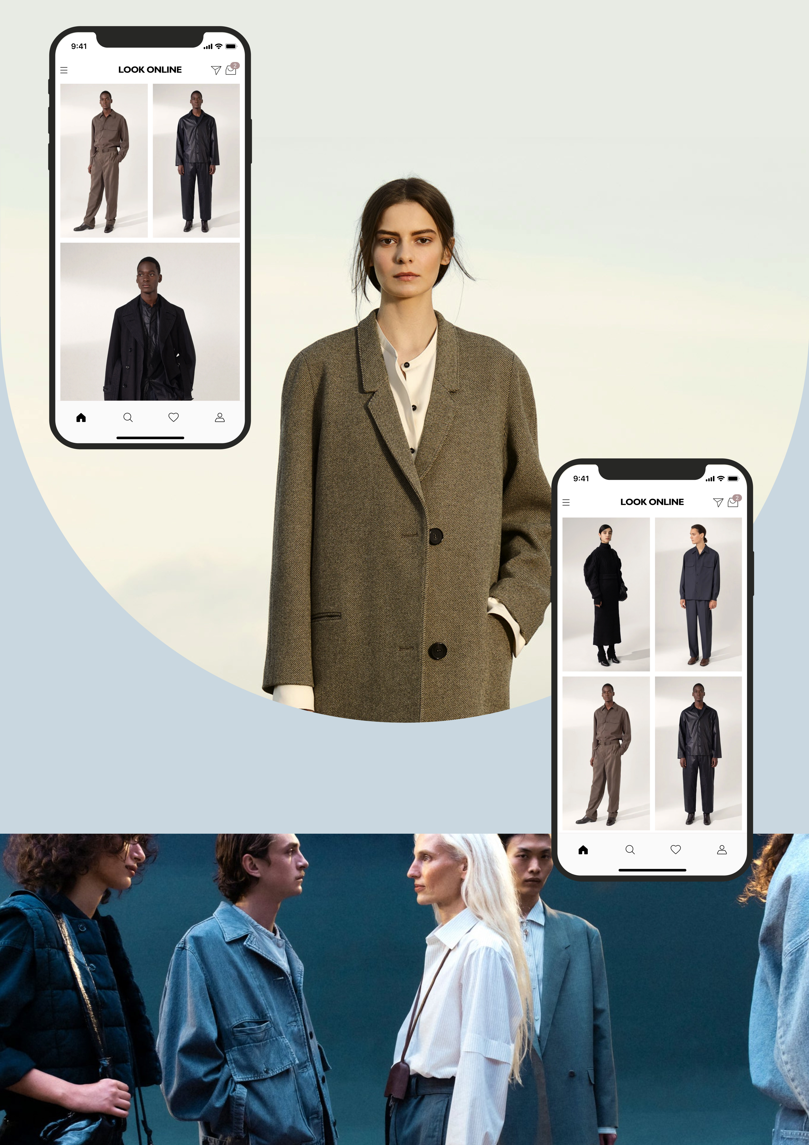 LOOK ONLINE E-COMMERCE — Изображение №5 — Интерфейсы, Брендинг на Dprofile