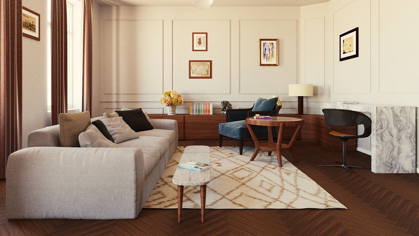 Сomfortable interior — Изображение №3 — 3D на Dprofile