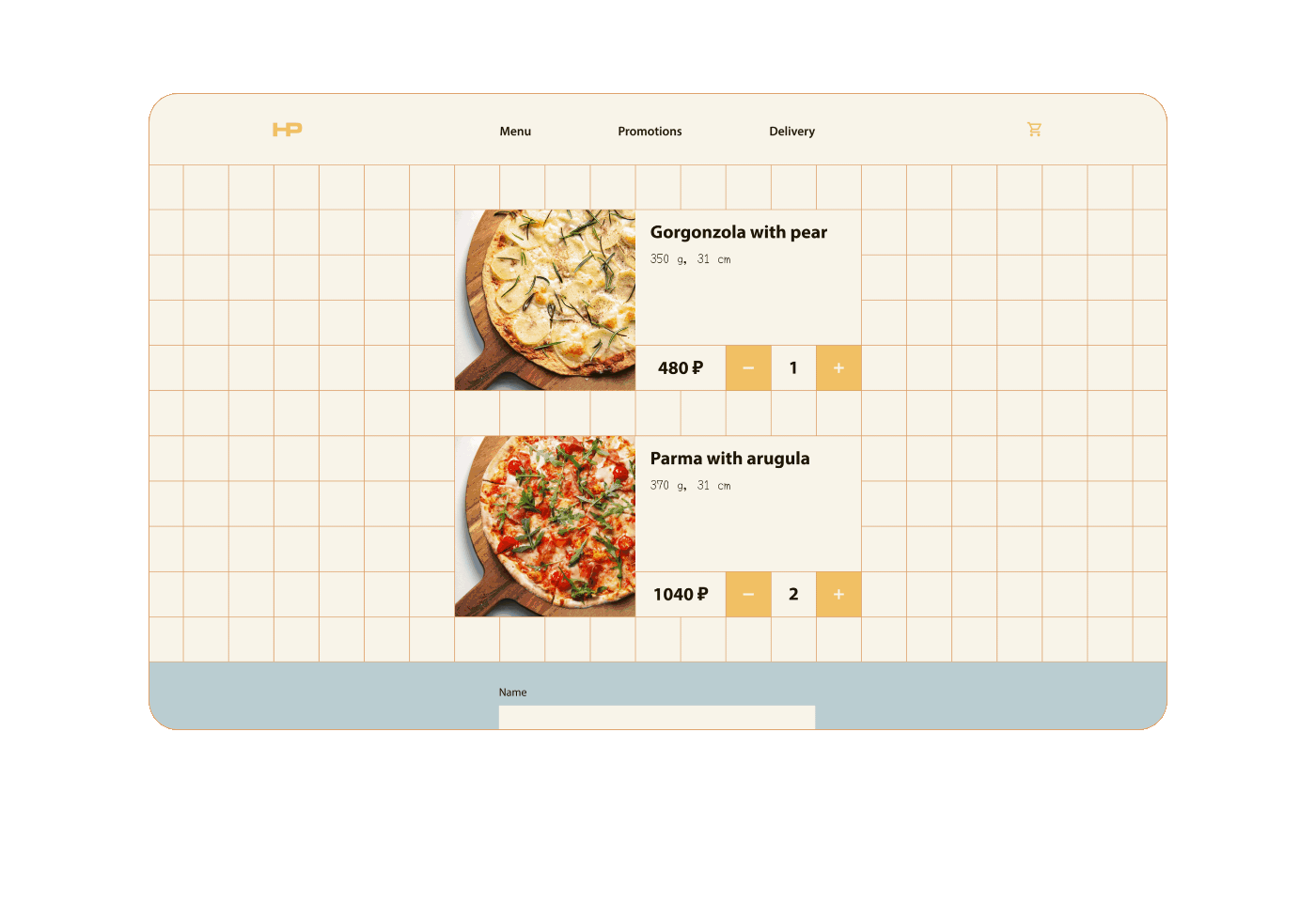 Happiness & Pizza_Mobile First — Изображение №11 — Анимация, Интерфейсы на Dprofile