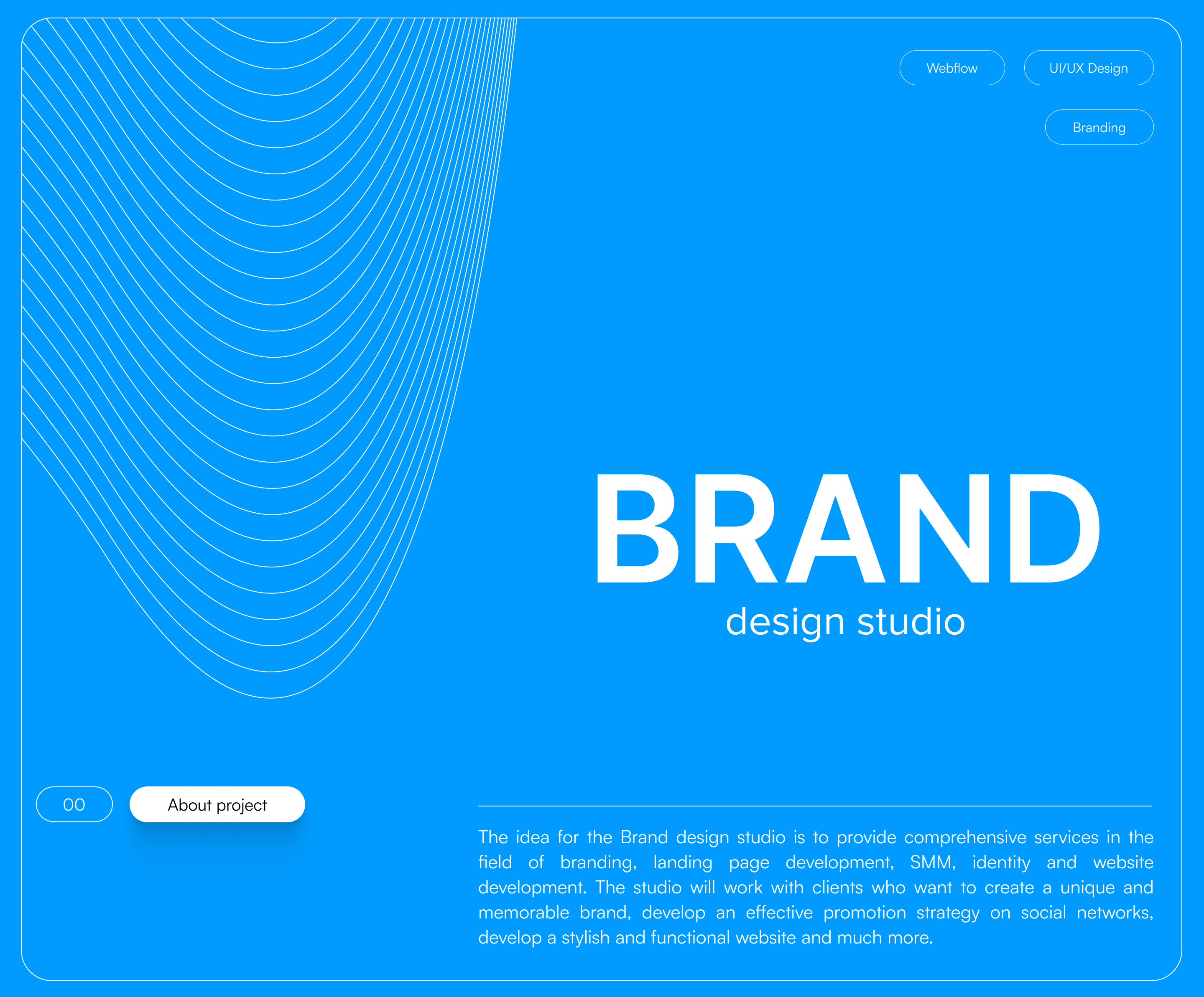 Web design Brand studio|UI/UX — Изображение №2 — Интерфейсы на Dprofile