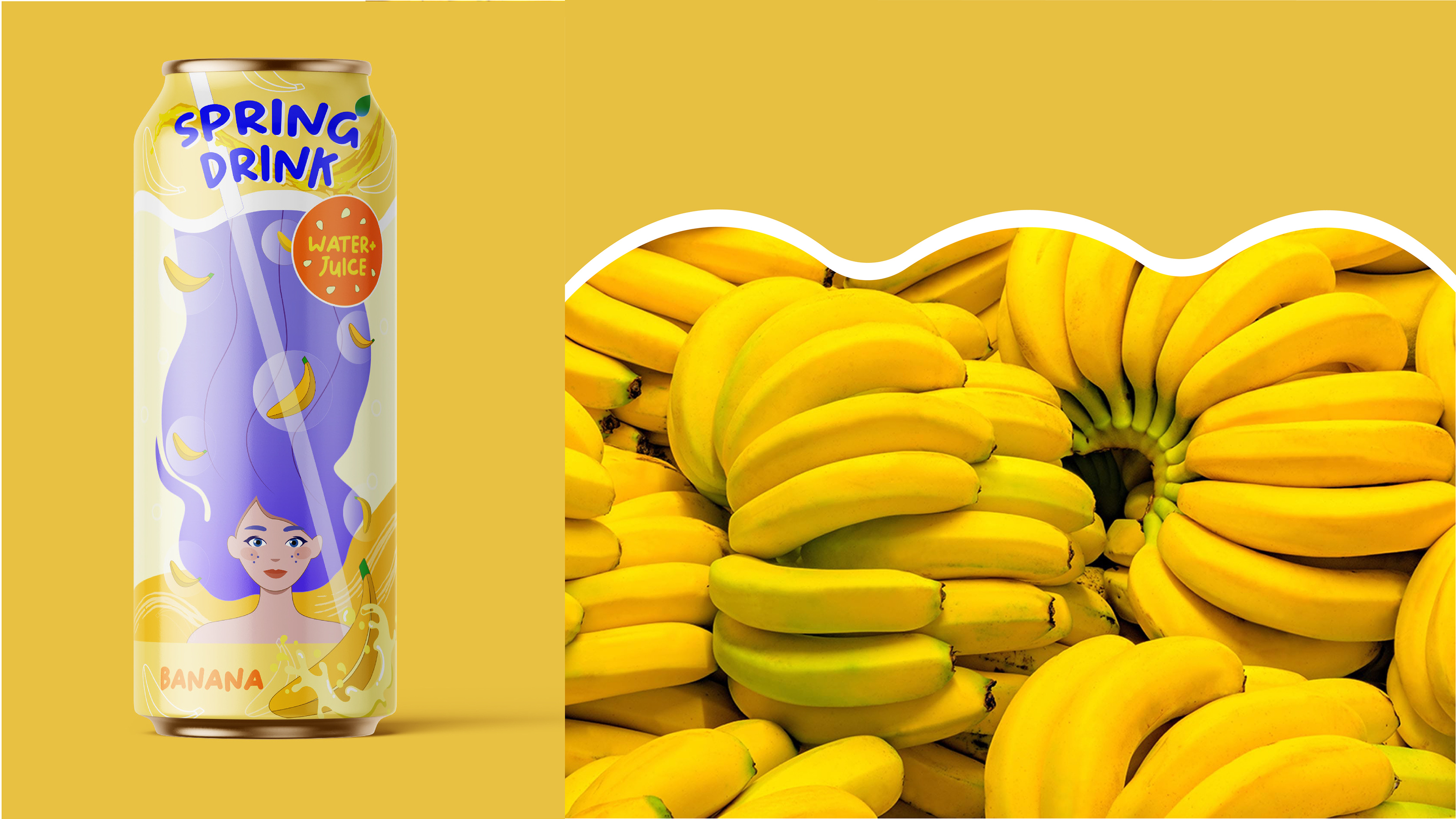 Дизайн упаковки SPRING-DRINK — Изображение №10 — Брендинг, Иллюстрация на Dprofile