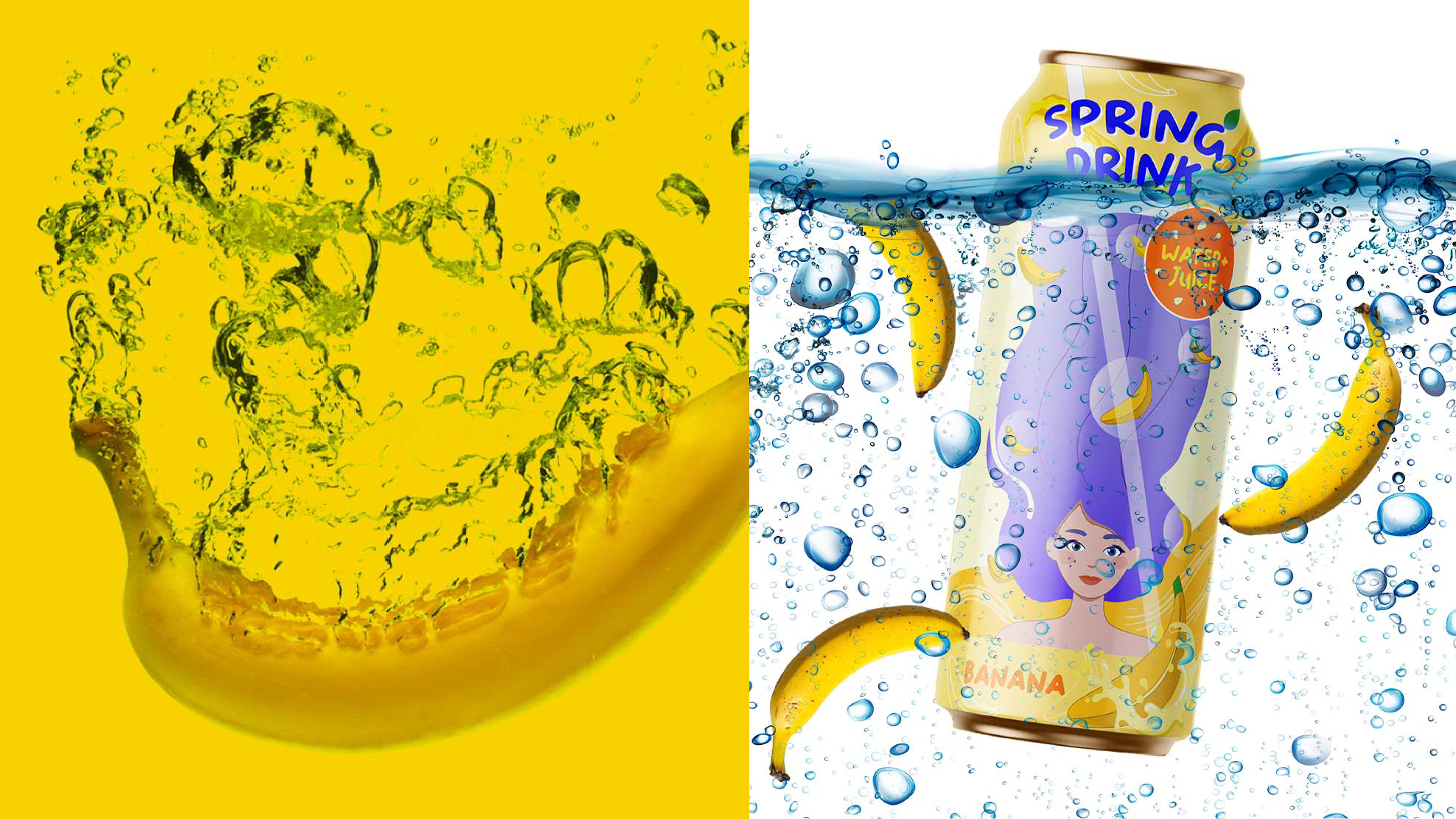 Дизайн упаковки SPRING-DRINK — Изображение №8 — Брендинг, Иллюстрация на Dprofile