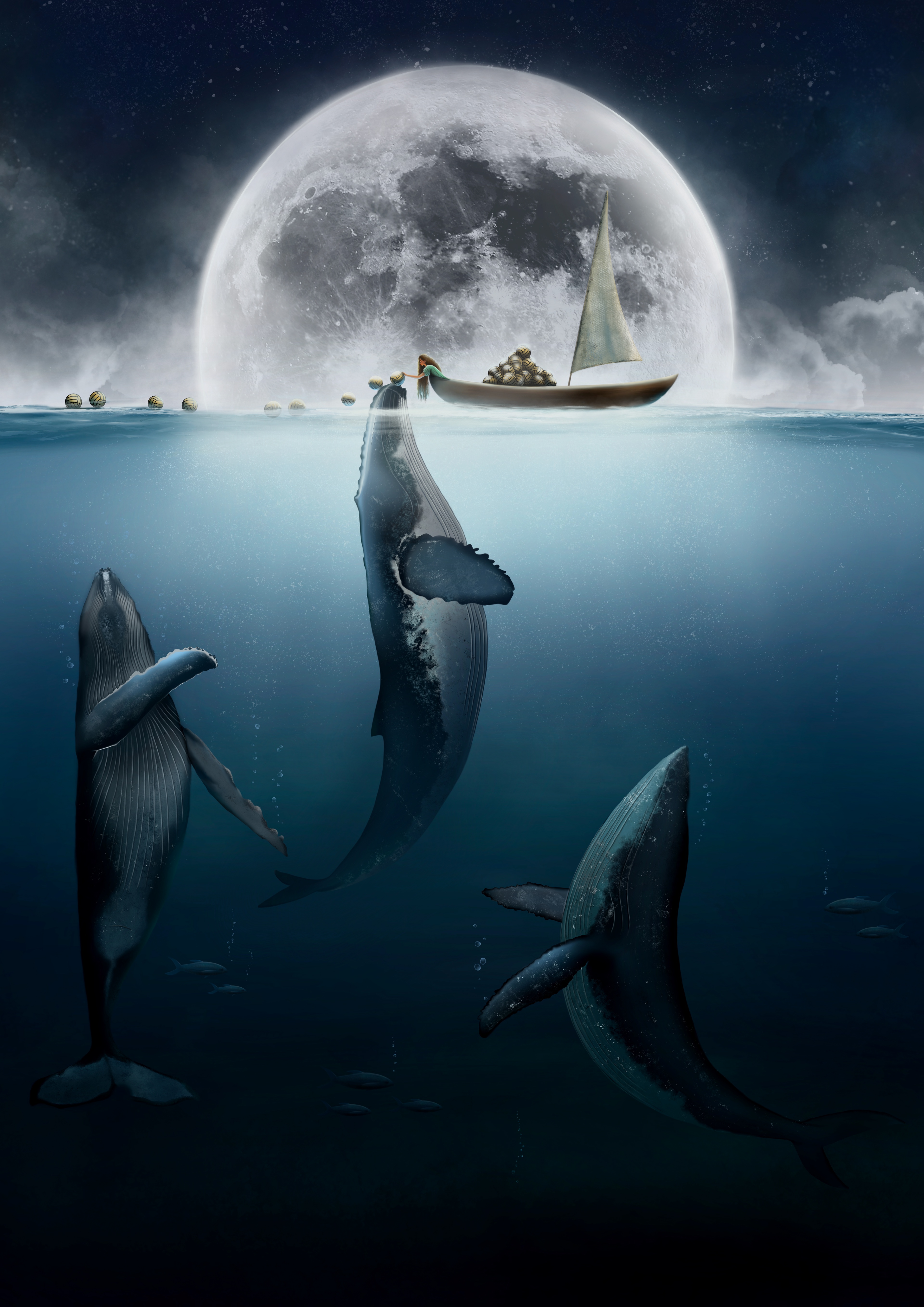 Обложка для книги “Wale is not a fish” — Изображение №9 — Иллюстрация на Dprofile