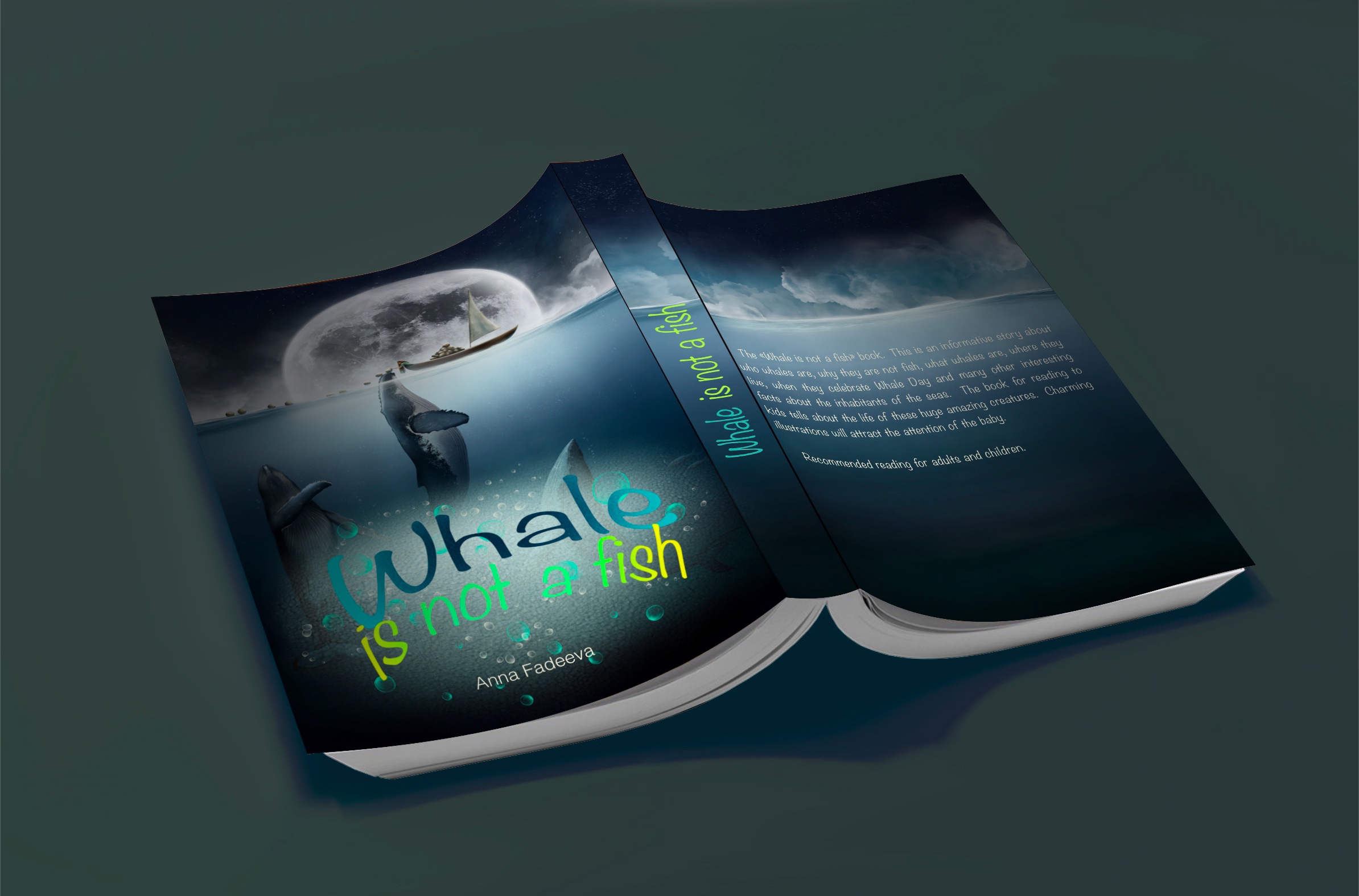 Обложка для книги “Wale is not a fish” — Изображение №8 — Иллюстрация на Dprofile
