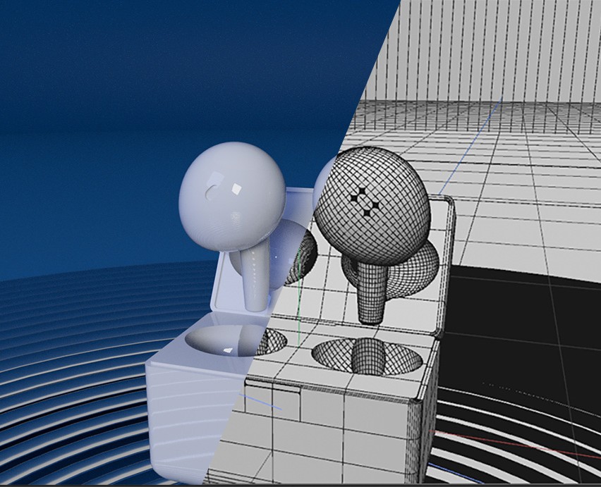 Наушники. 3D-моделирование и анимация — 3D, Анимация на Dprofile