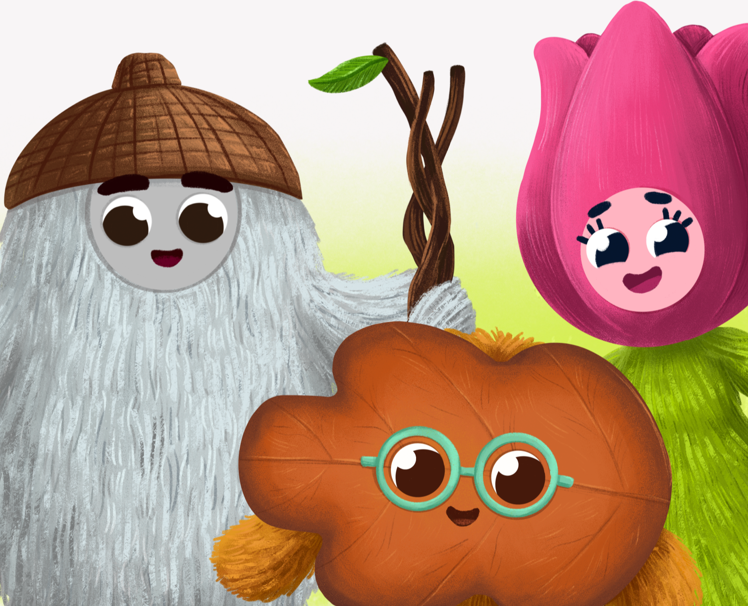 Шуршики | персонажная иллюстрация — Иллюстрация на Dprofile