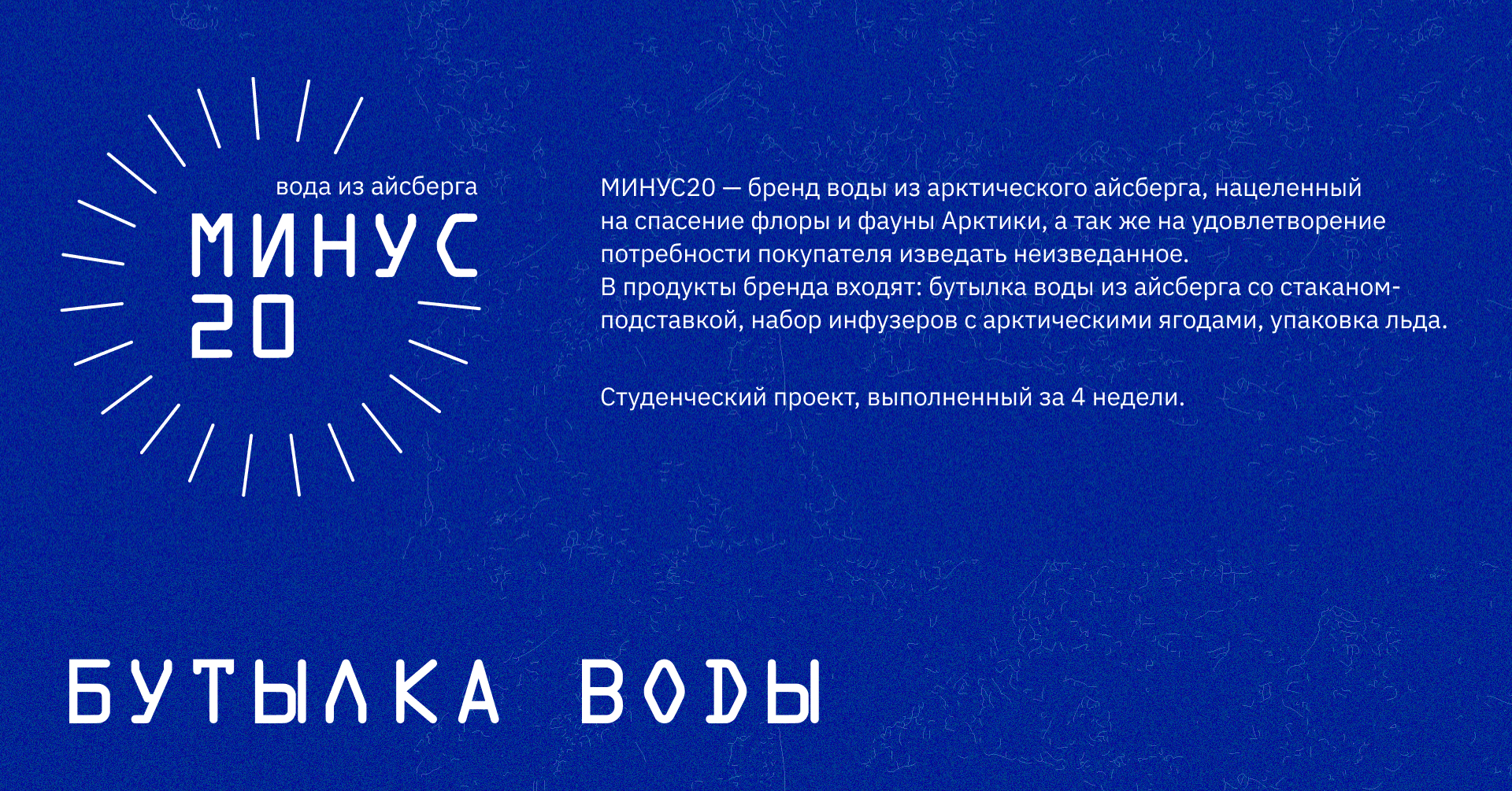 Упаковка для бренда воды «МИНУС20» — Изображение №2 — Брендинг, 3D на Dprofile