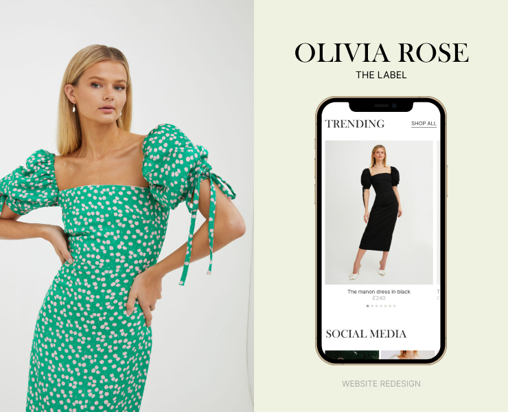 Olivia Rose | E-commerce | Редизайн — Интерфейсы на Dprofile
