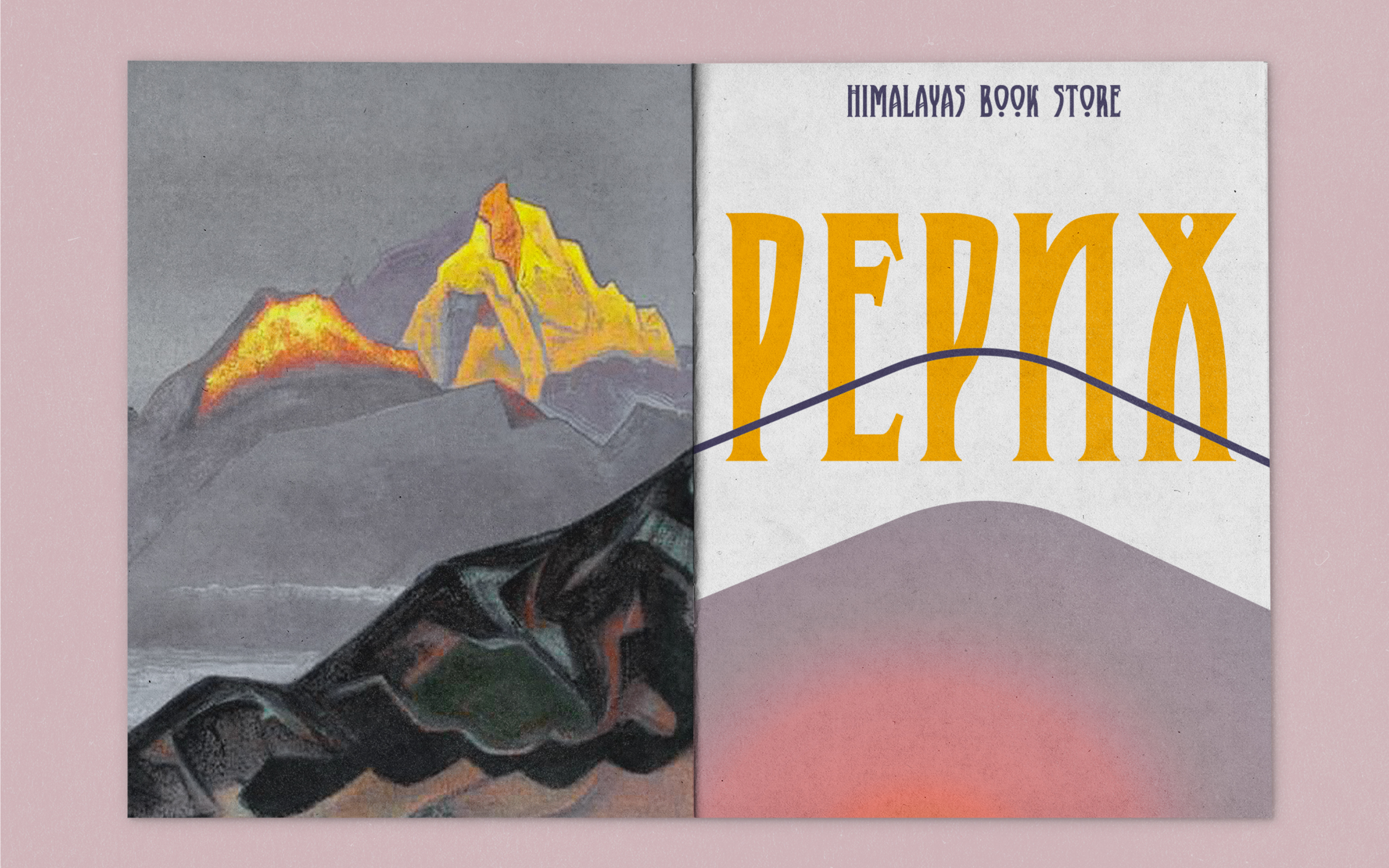 Himalayas bookstore brand identity - фирменный стиль — Изображение №2 — Брендинг, Графика на Dprofile
