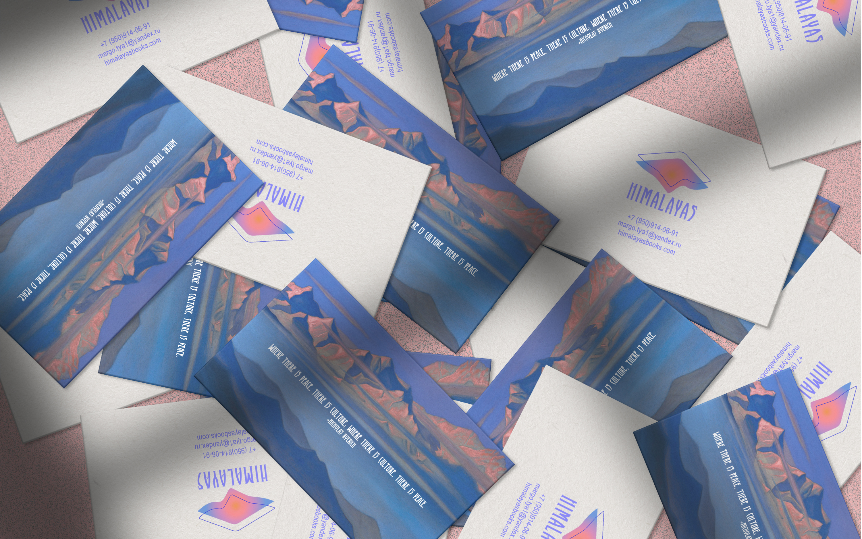 Himalayas bookstore brand identity - фирменный стиль — Изображение №8 — Брендинг, Графика на Dprofile