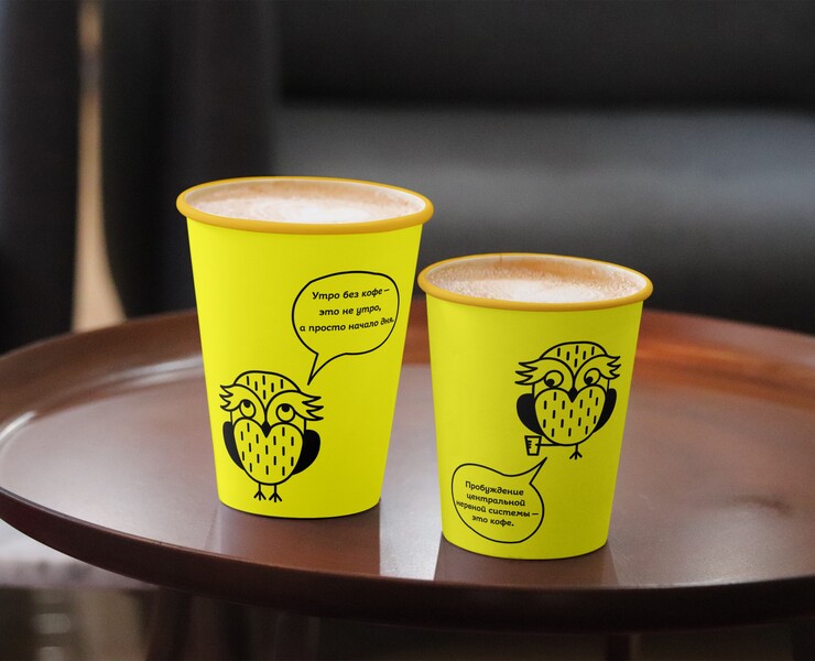 COFFEE OWL — разработка фирменного стиля для кофейни. — Брендинг на Dprofile