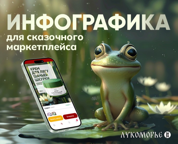 Дизайн карточки для конкурса «Лукоморье 2024» — Графика на Dprofile