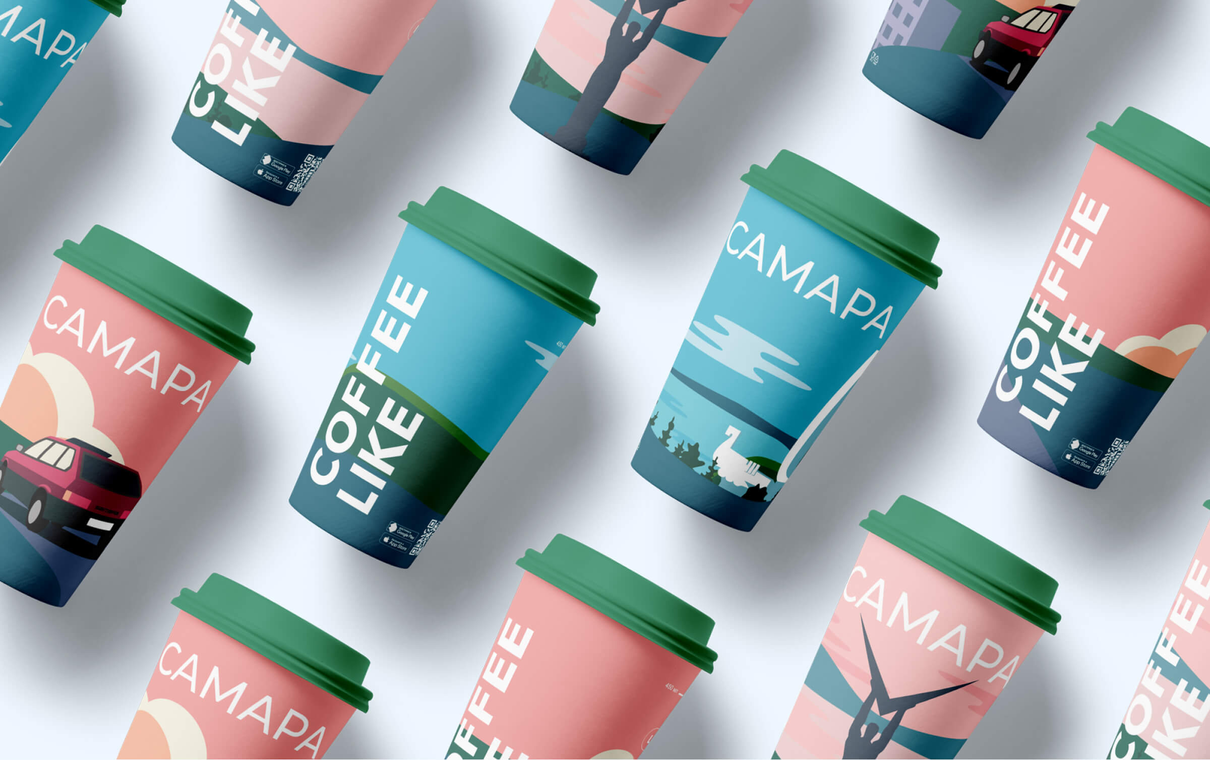 Конкурс на дизайн стаканчика Coffee like — Изображение №3 — Иллюстрация, Графика на Dprofile