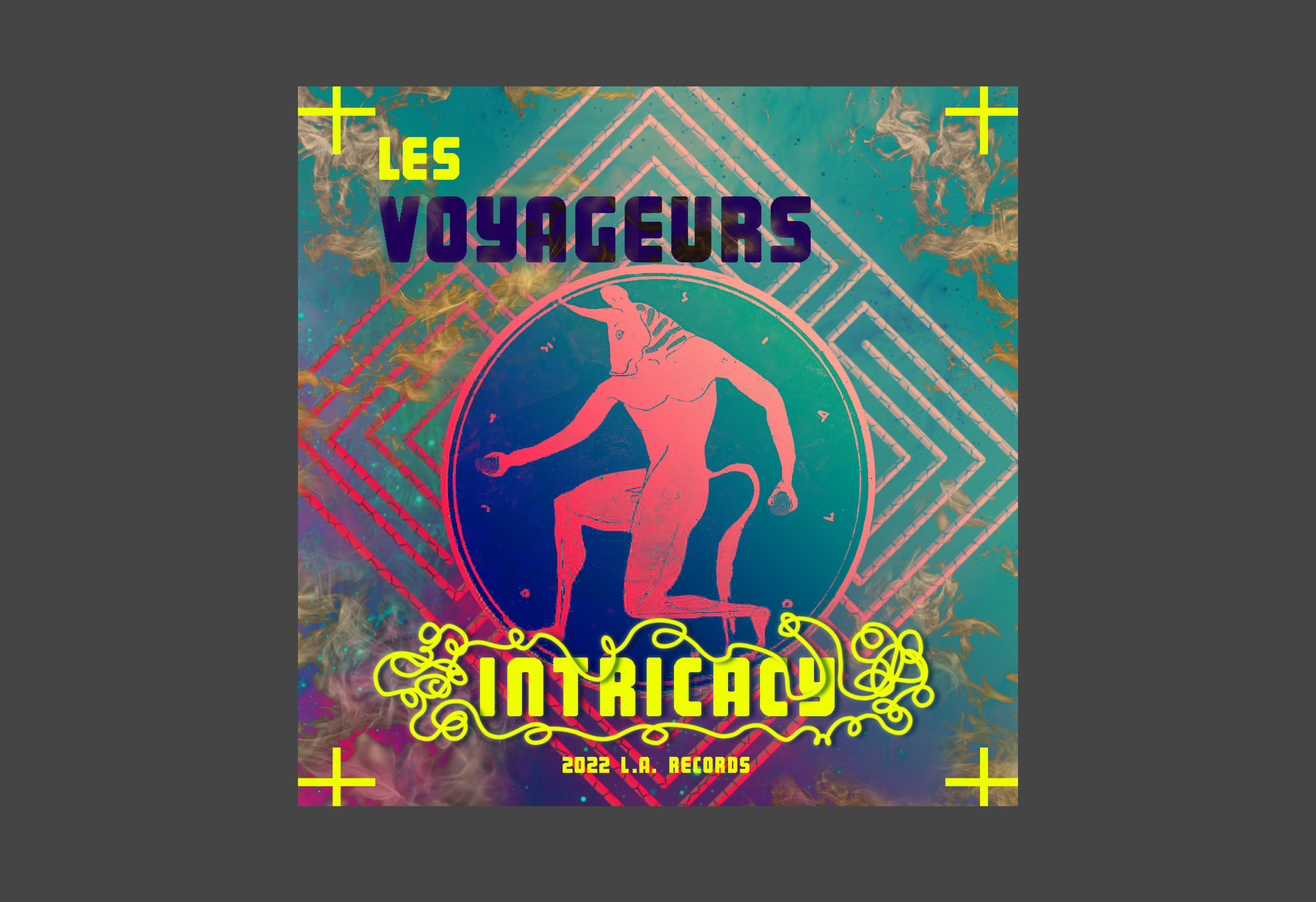 LES VOYAGEURS vinyl cover — Изображение №1 — Графика на Dprofile