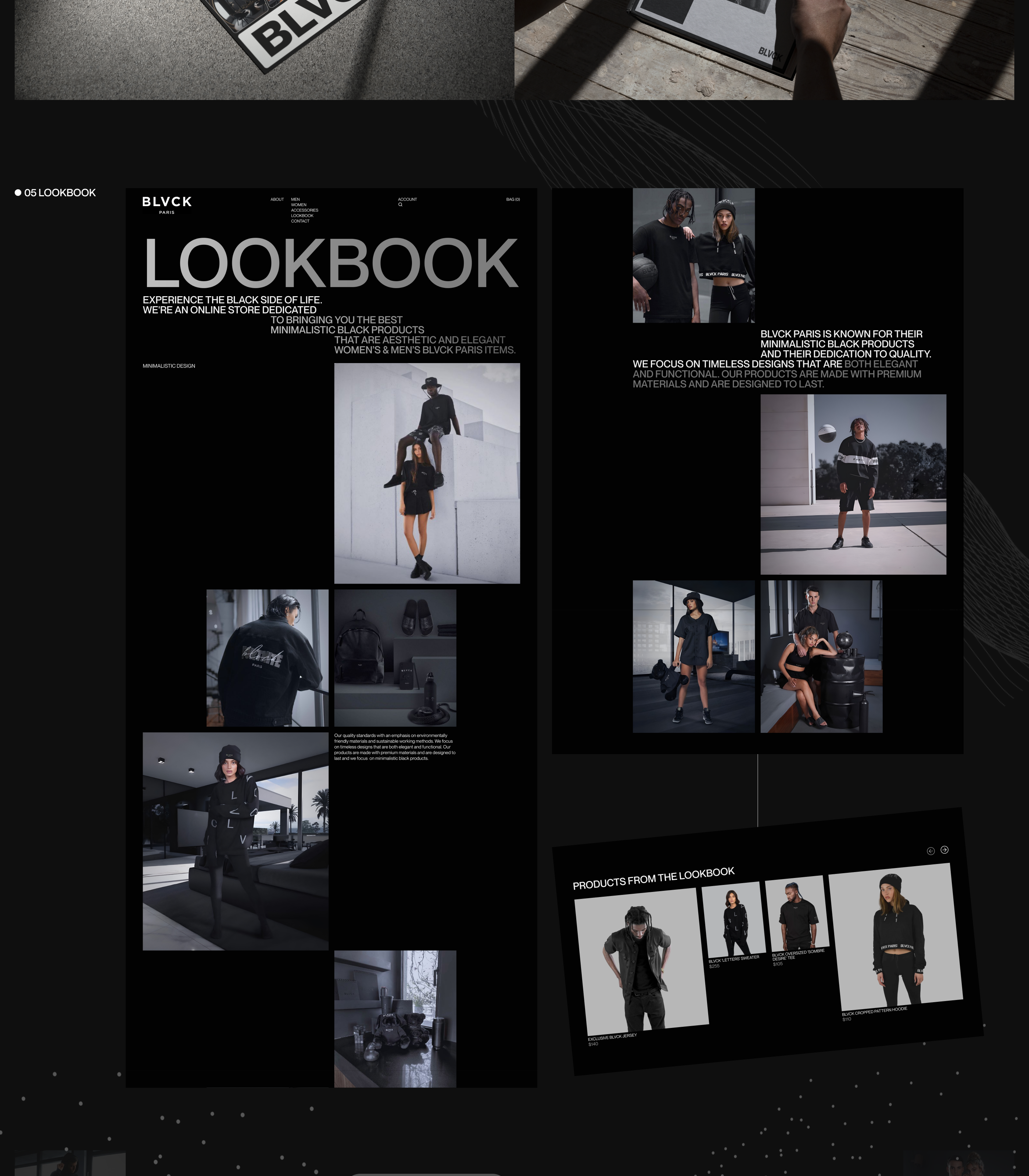 Blvck Paris | E-commerce Redesign — Изображение №13 — Интерфейсы, Брендинг на Dprofile