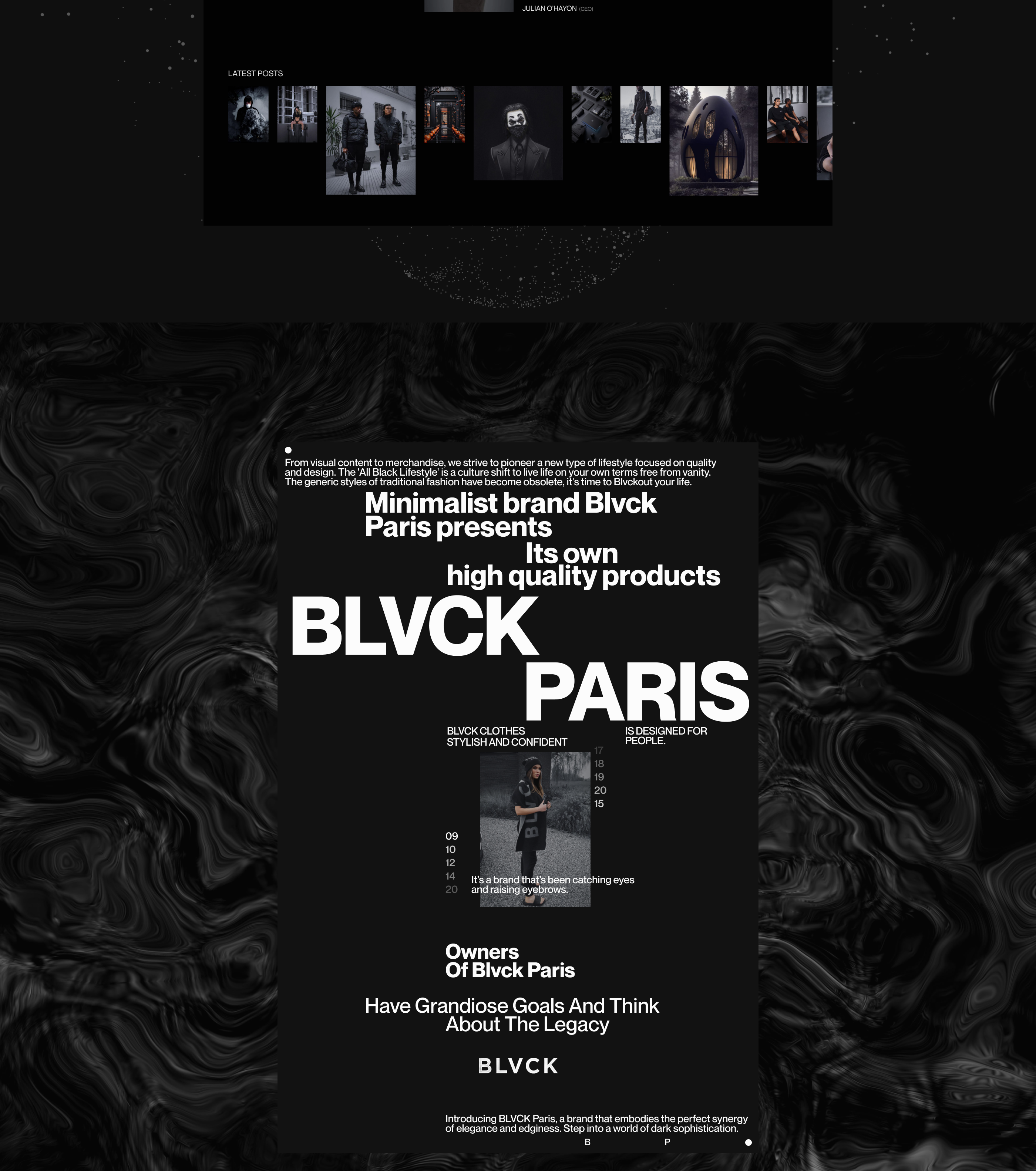 Blvck Paris | E-commerce Redesign — Изображение №5 — Интерфейсы, Брендинг на Dprofile