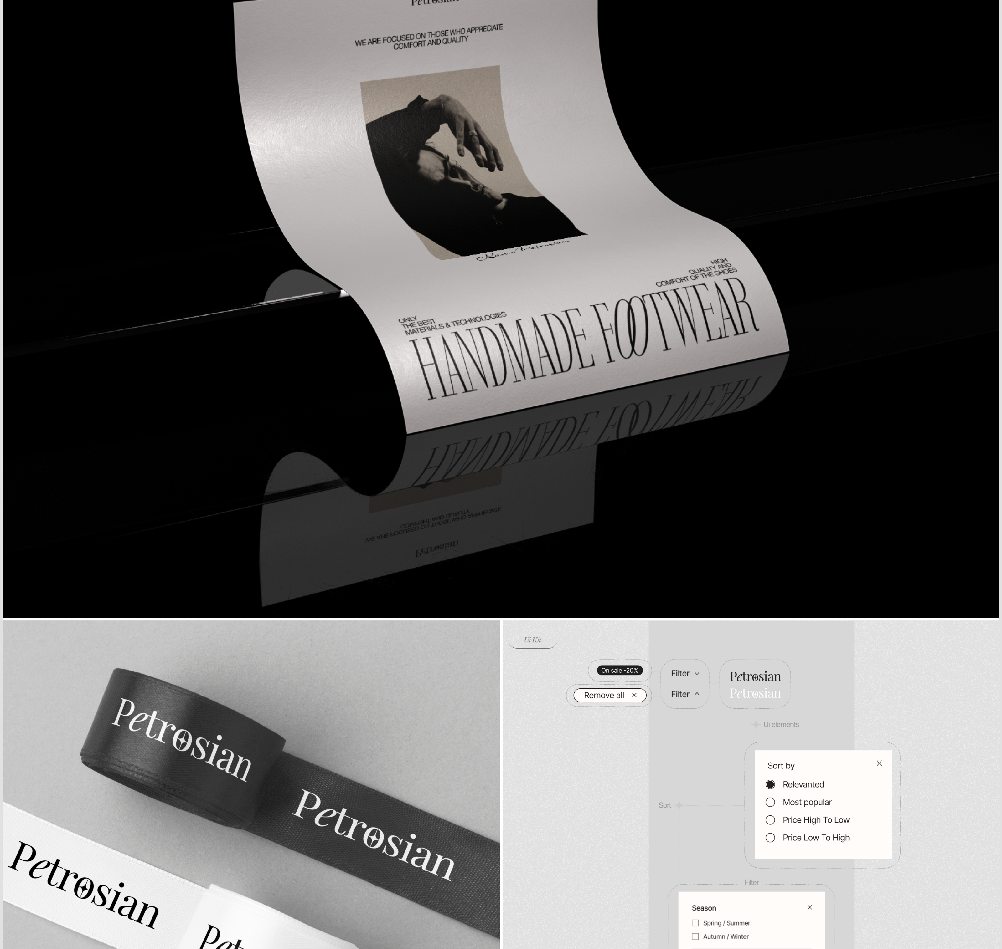 Petrosian Handmade | E-commerce redesign — Изображение №12 — Интерфейсы, Брендинг на Dprofile