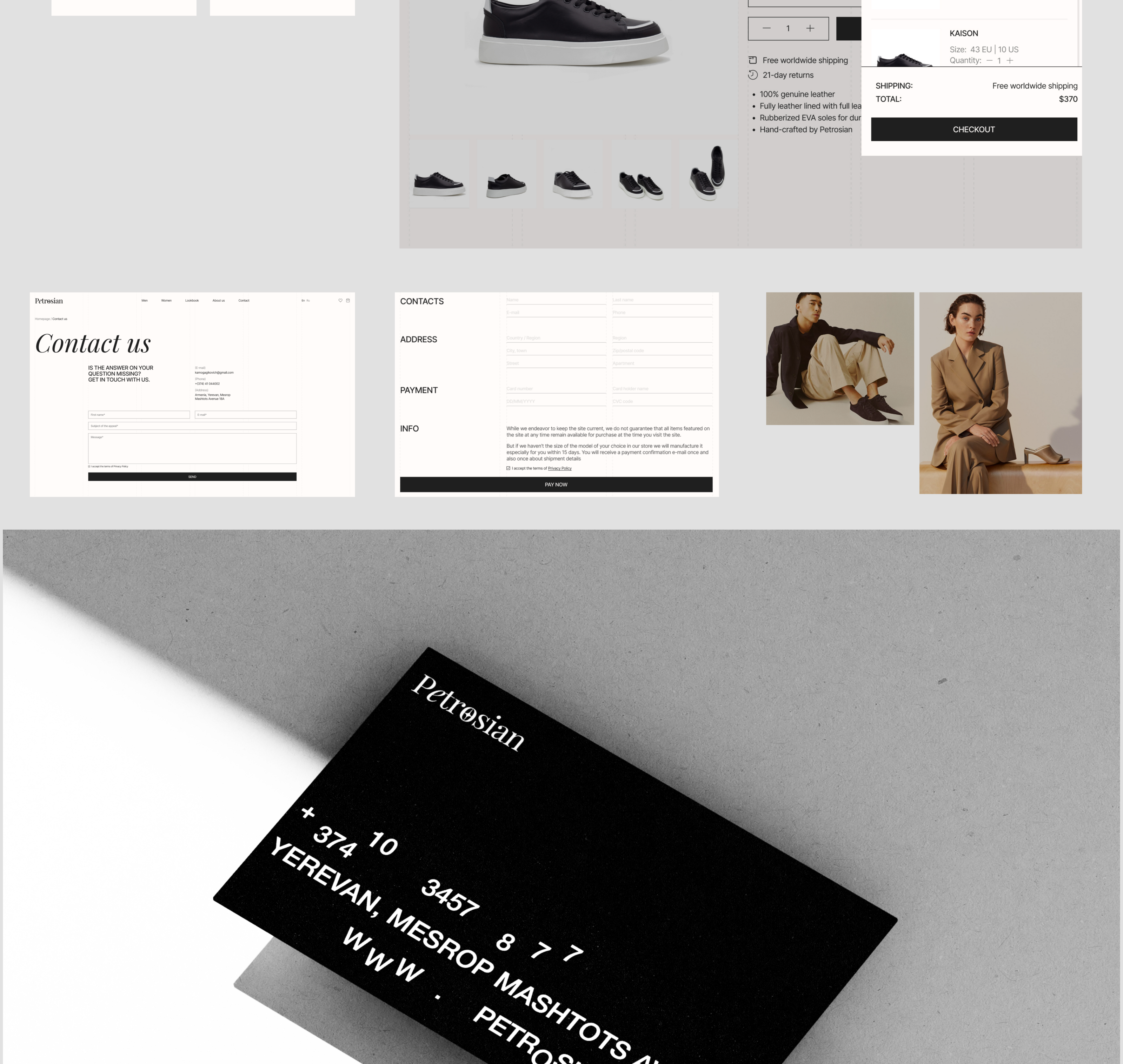 Petrosian Handmade | E-commerce redesign — Изображение №18 — Интерфейсы, Брендинг на Dprofile