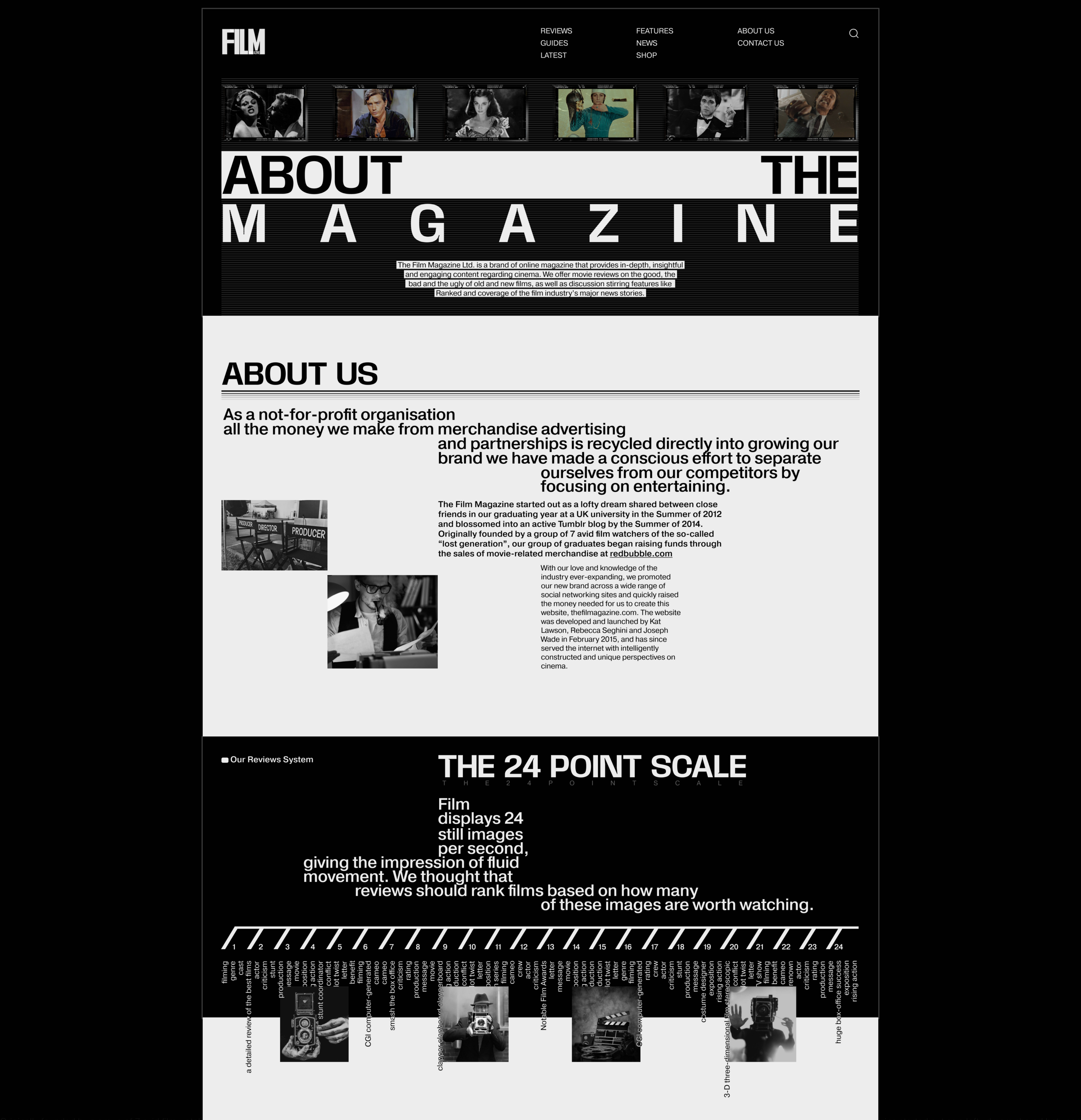 The Film Magazine | News Website — Изображение №17 — Интерфейсы, Брендинг на Dprofile