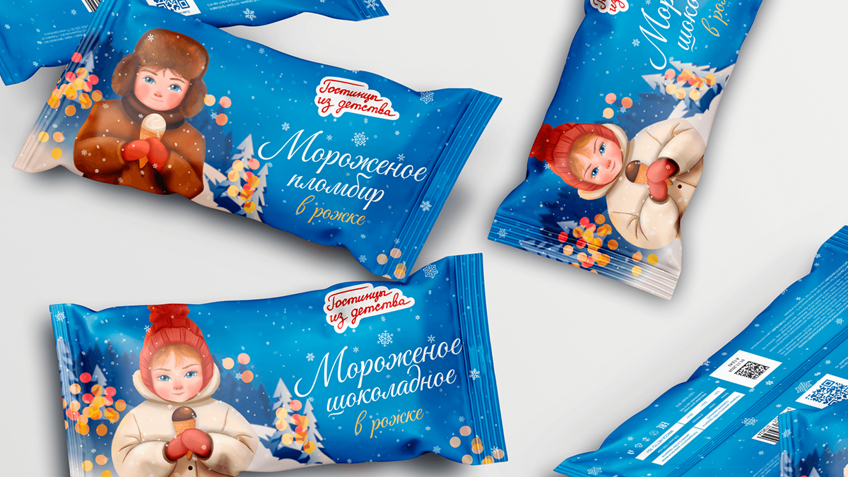 Иллюстрированная упаковка мороженого — Изображение №16 — Брендинг, Иллюстрация на Dprofile