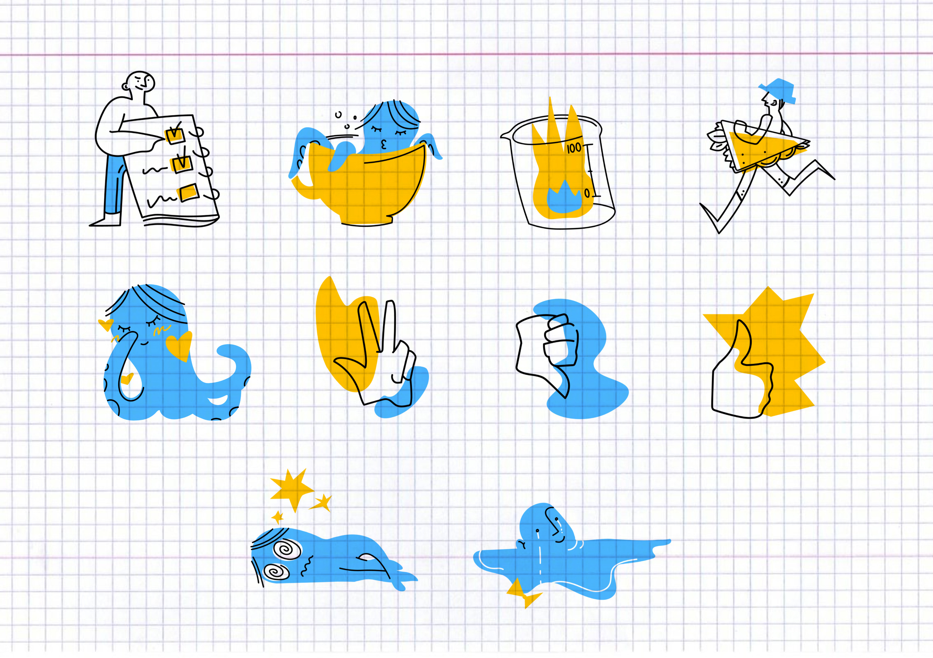 Sticker pack — Изображение №2 — Брендинг, Иллюстрация на Dprofile