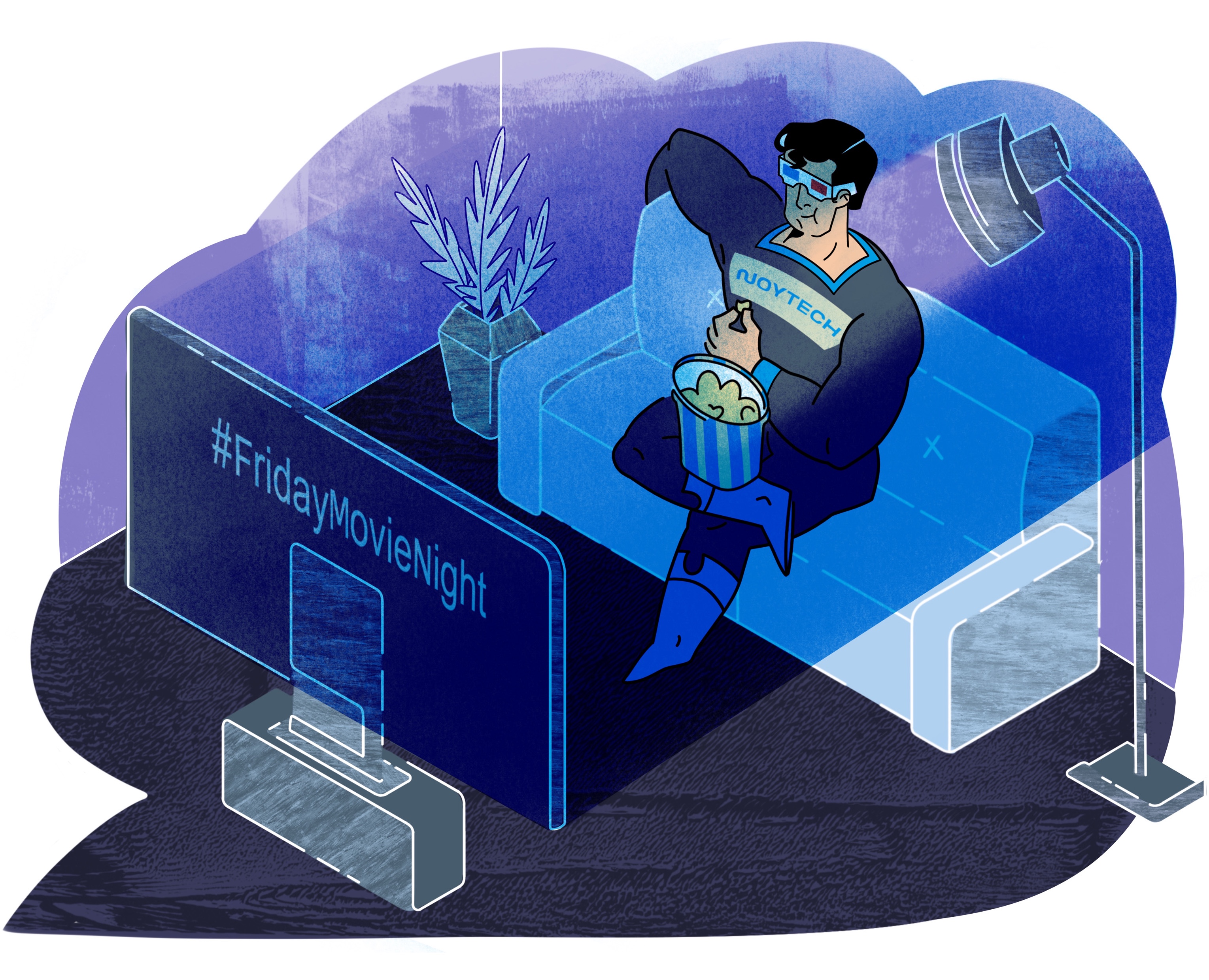 Isometric illustration — Брендинг, Иллюстрация на Dprofile