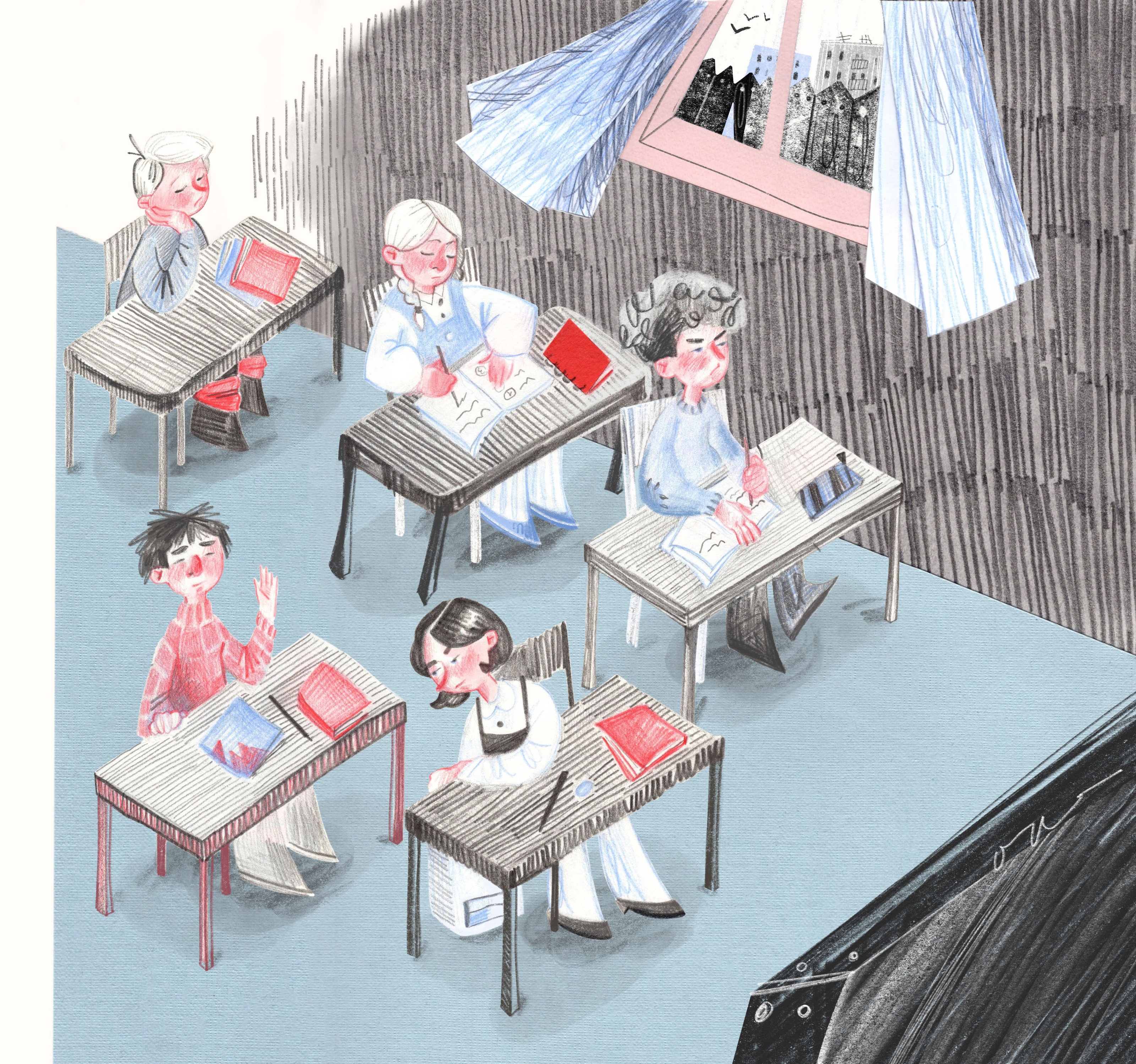 Иллюстрации к повести "Мио, мой Мио" — Изображение №8 — Иллюстрация, Графика на Dprofile