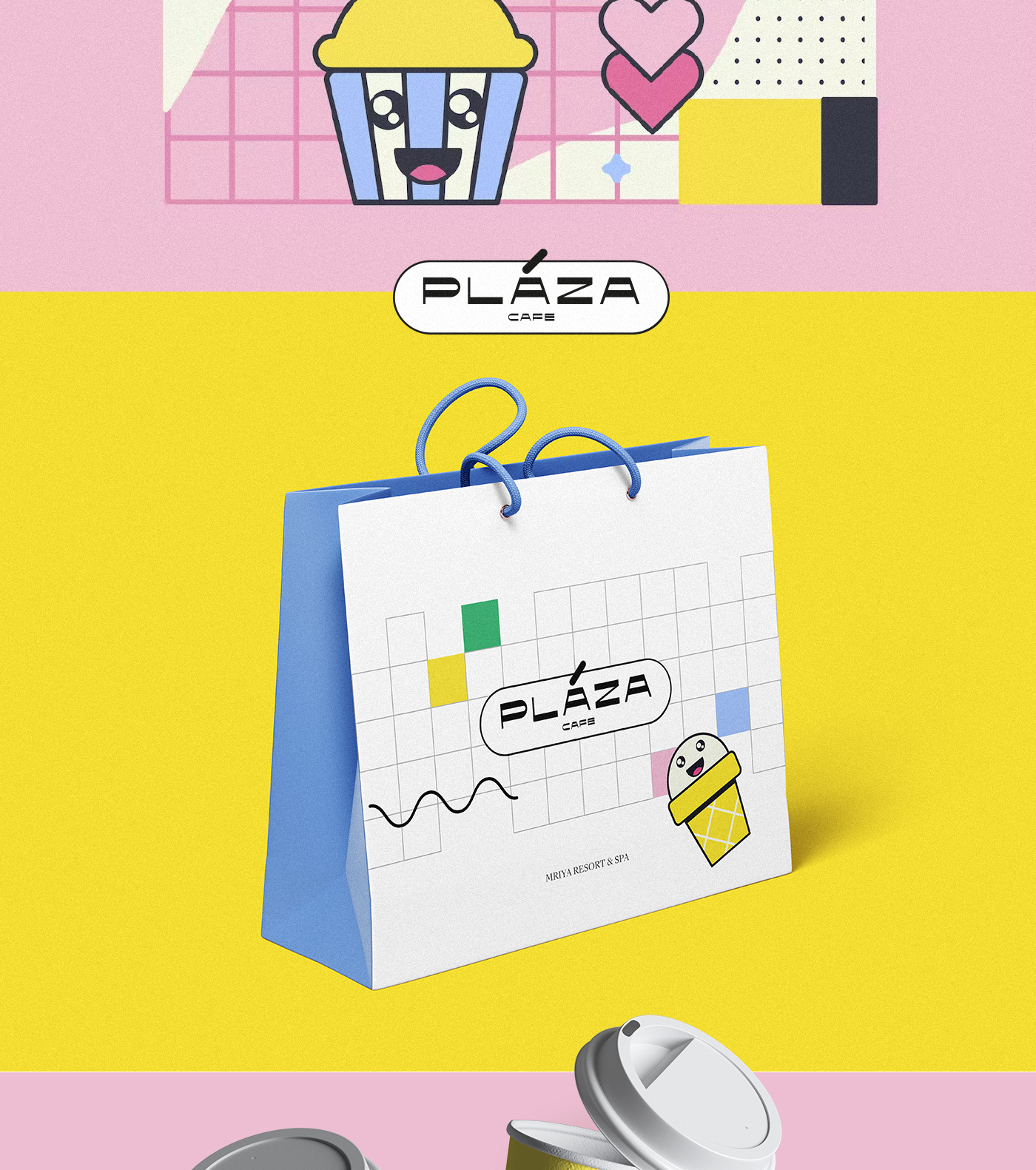 PLAZA CAFE — Изображение №2 — Брендинг на Dprofile