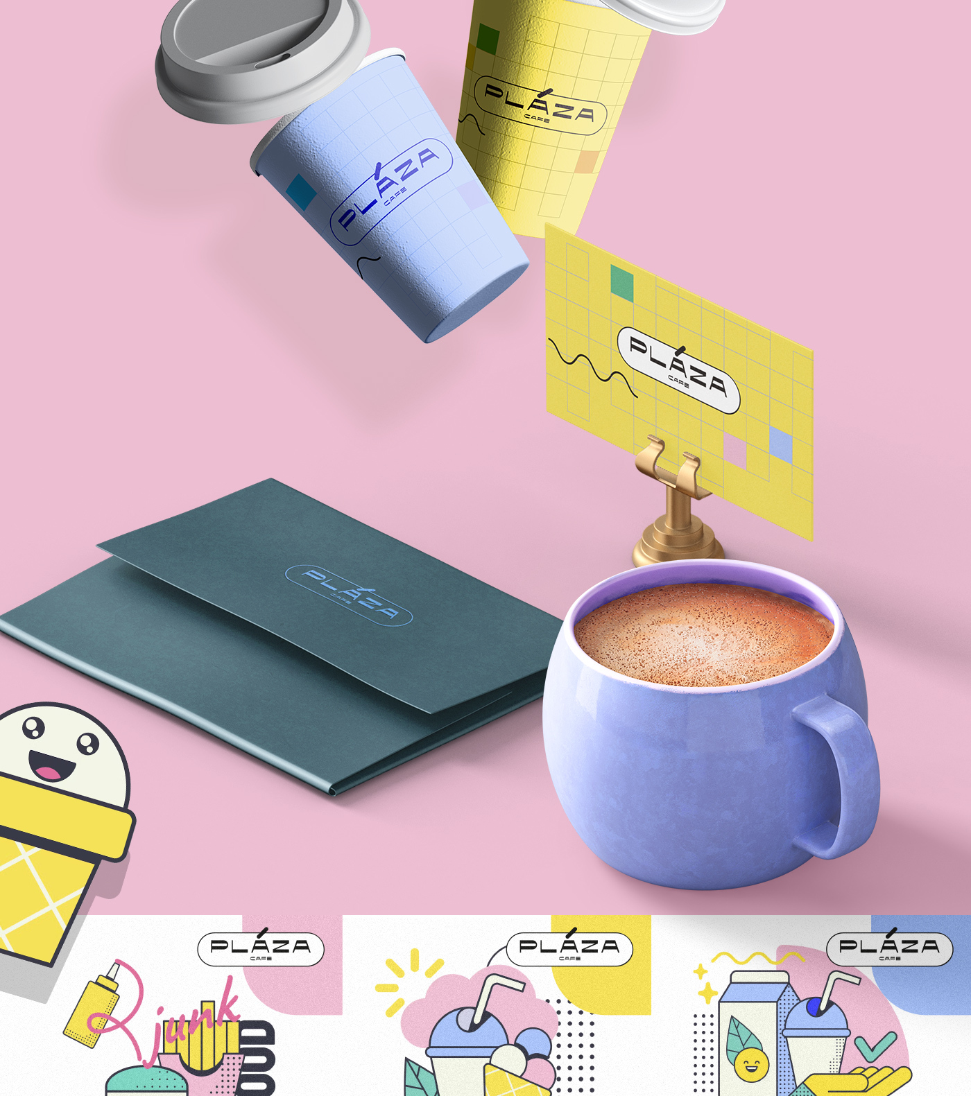 PLAZA CAFE — Изображение №3 — Брендинг на Dprofile
