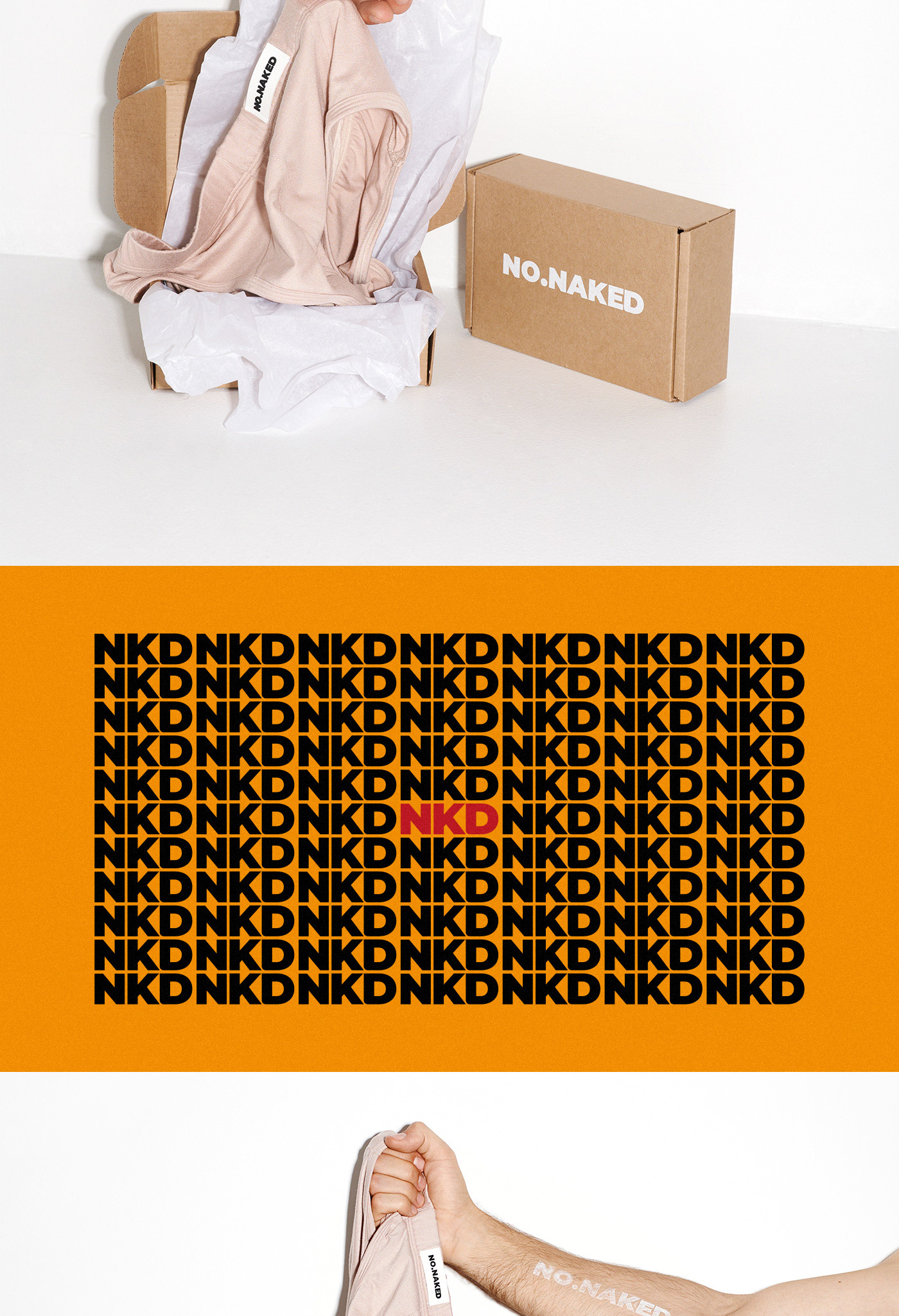 NO NAKED underwear brand idenity — Изображение №5 — Брендинг на Dprofile