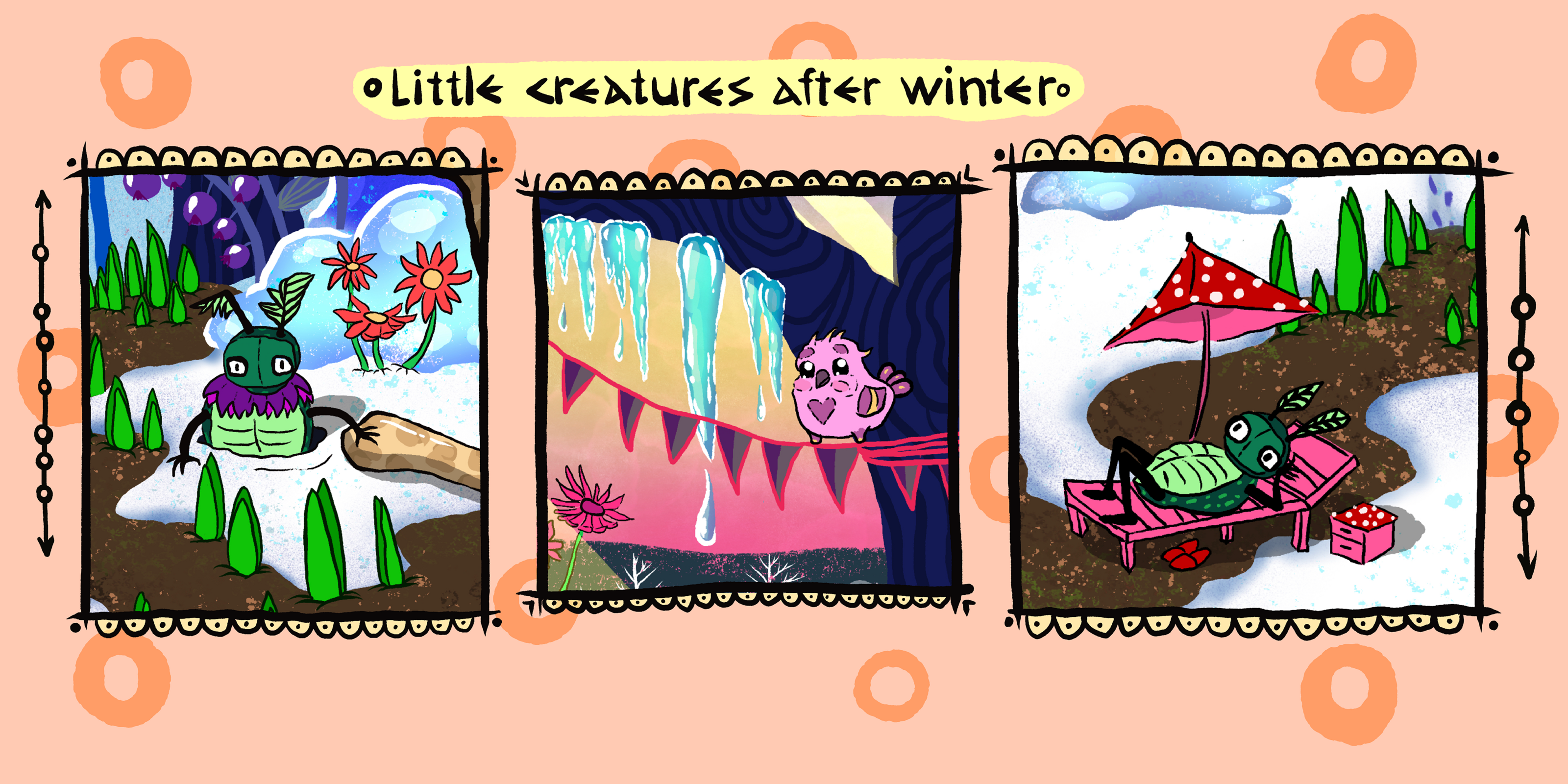 Spring time illustrations — Изображение №6 — Иллюстрация, Анимация на Dprofile