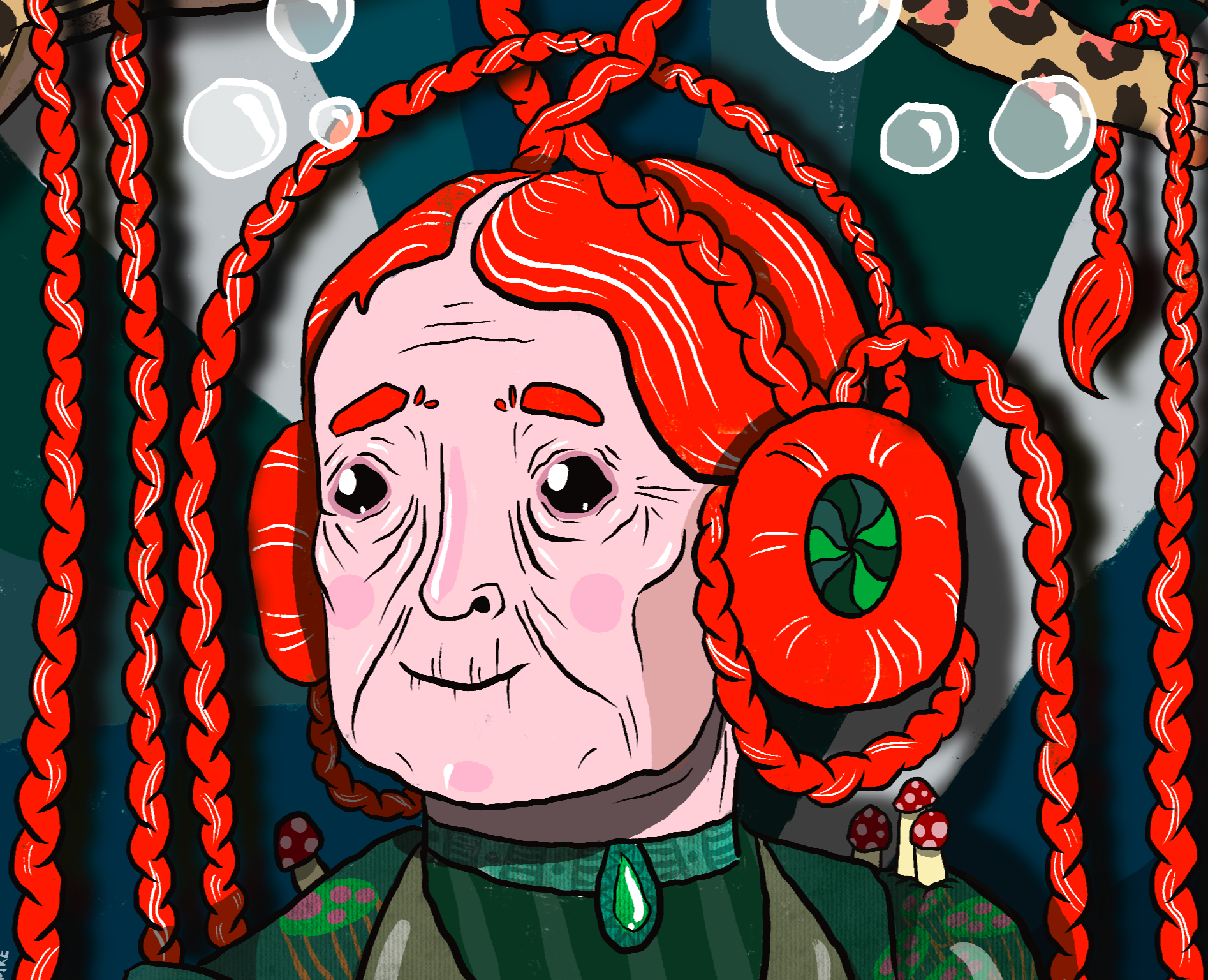 Имбирная Леди — Иллюстрация, Графика на Dprofile