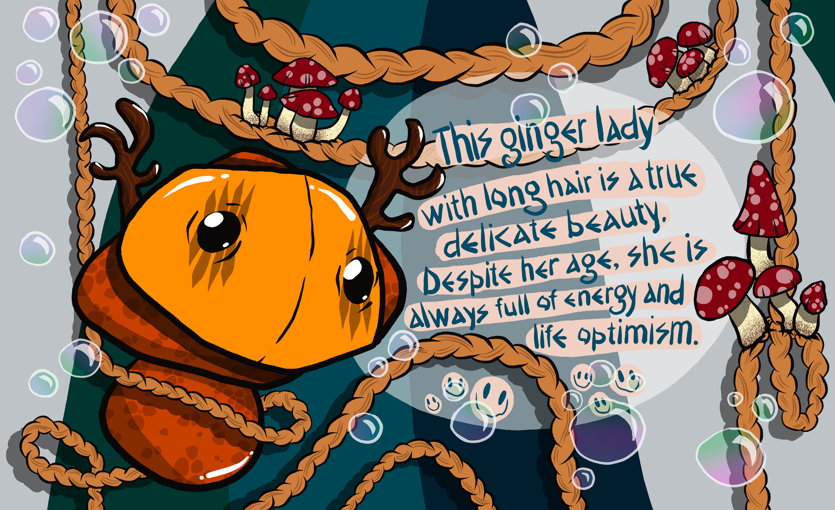 Имбирная Леди — Изображение №3 — Иллюстрация, Графика на Dprofile
