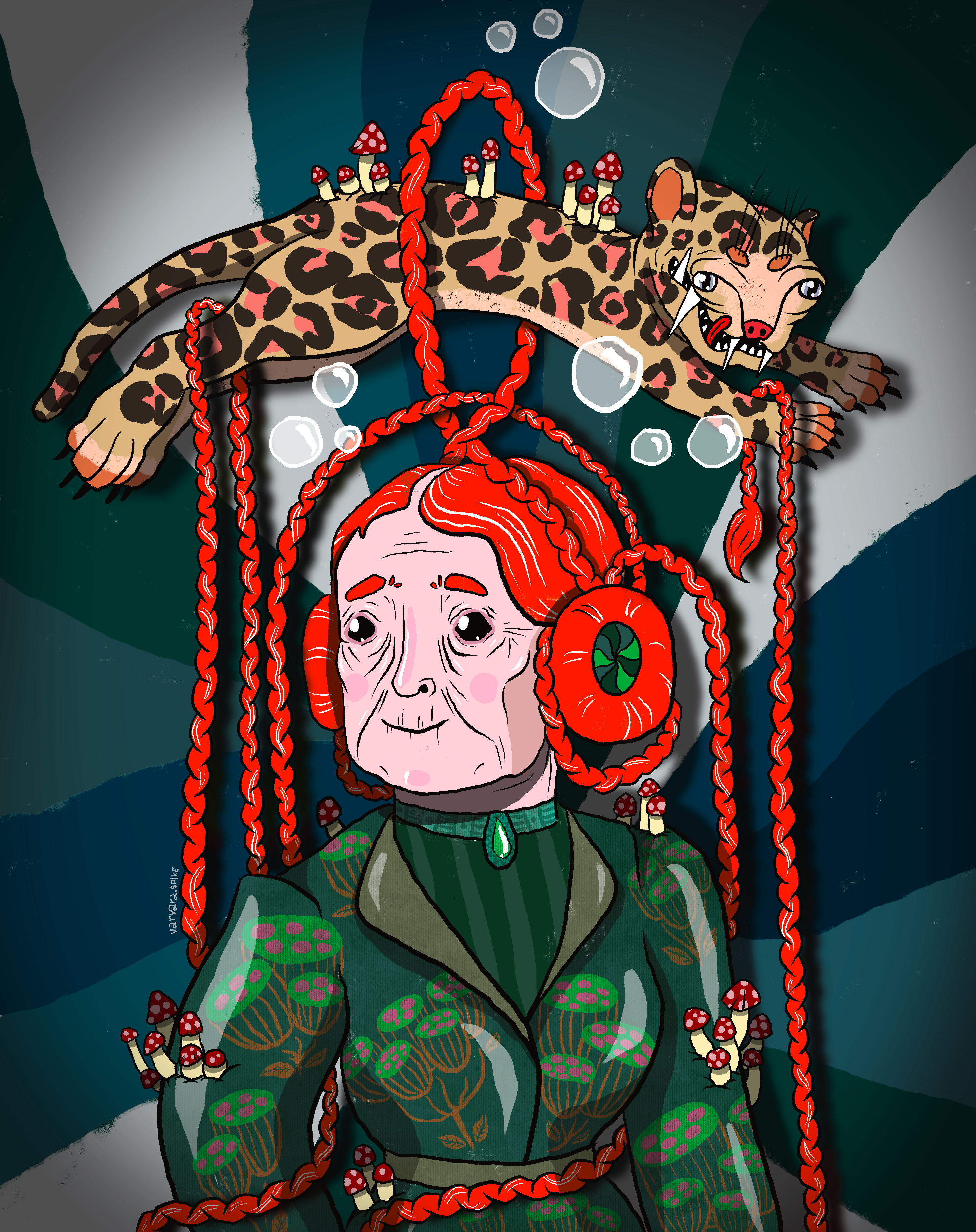 Имбирная Леди — Изображение №2 — Иллюстрация, Графика на Dprofile