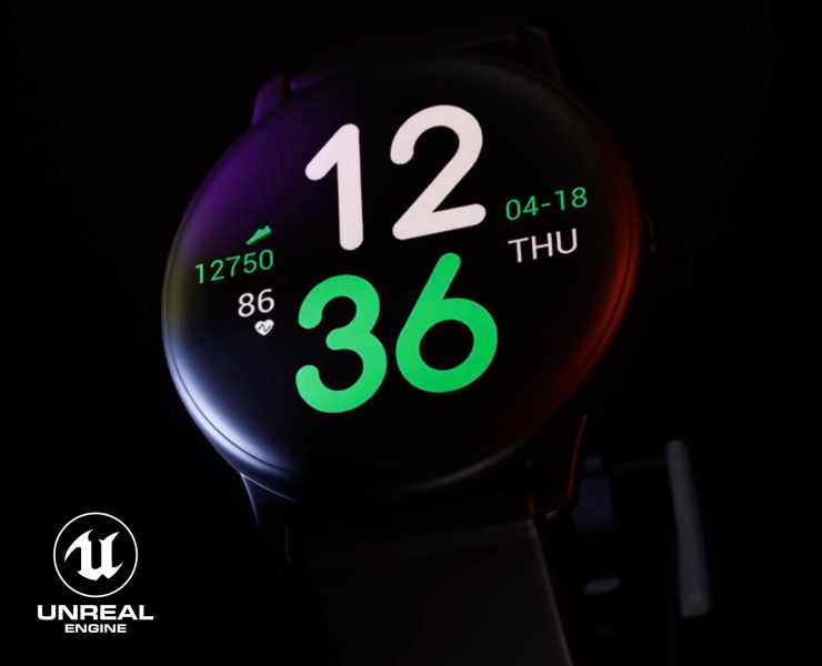 Смарт часы, Unreal Engine 5 — 3D, Анимация на Dprofile
