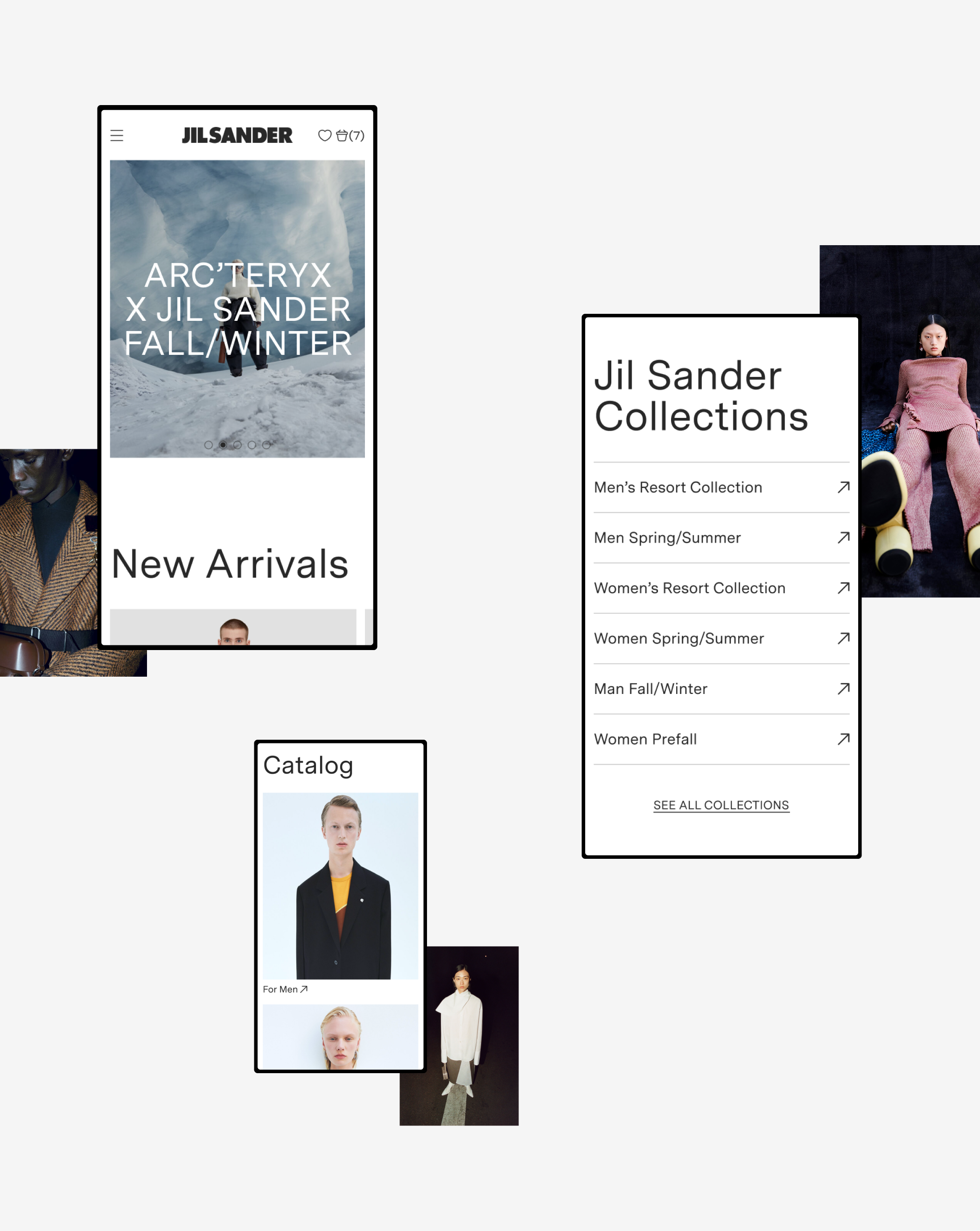 JIL SANDER |E-commerce Redesign — Изображение №2 — Брендинг, Интерфейсы на Dprofile