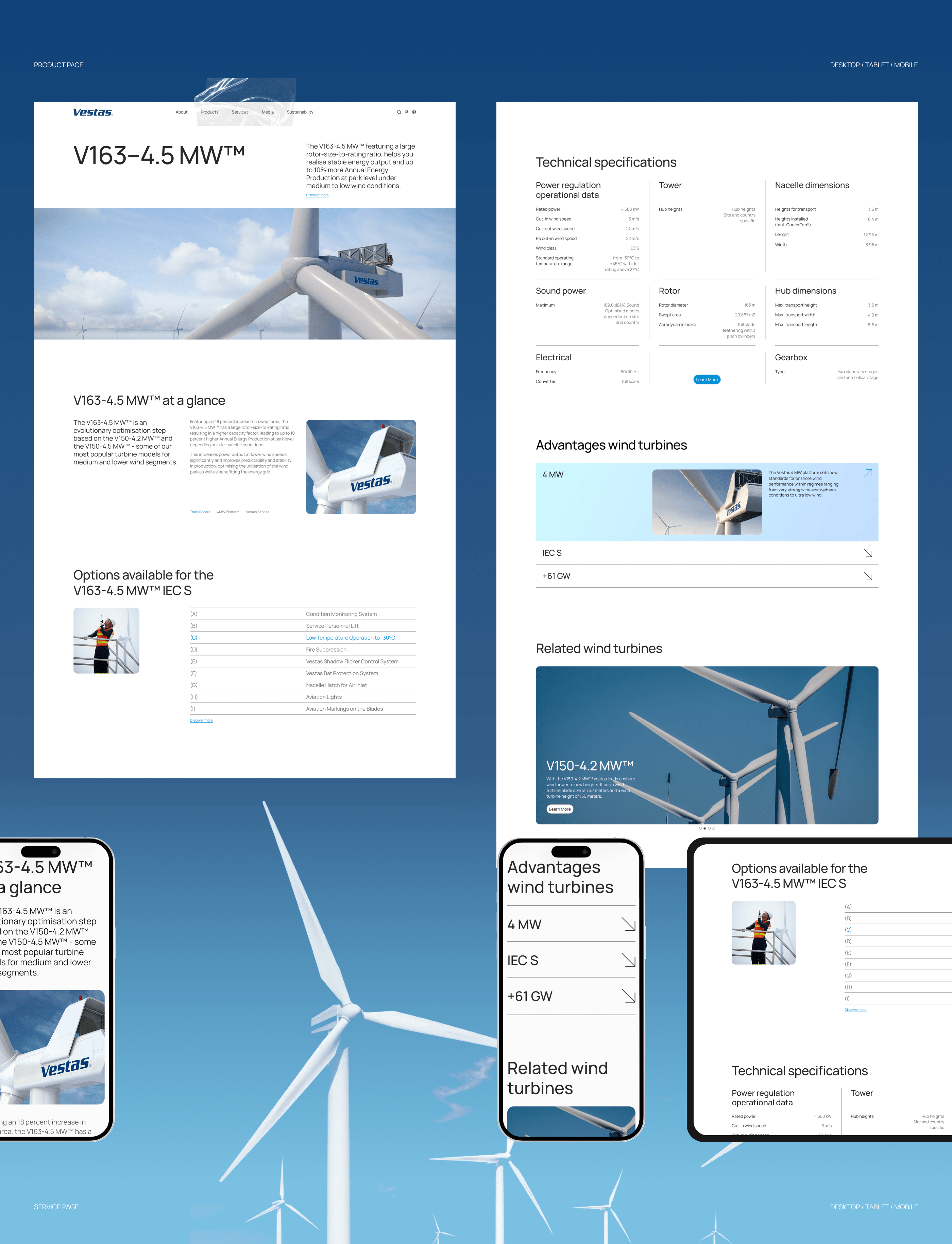 VESTAS | Corporate Redesign Concept — Изображение №6 — Графика, Интерфейсы на Dprofile
