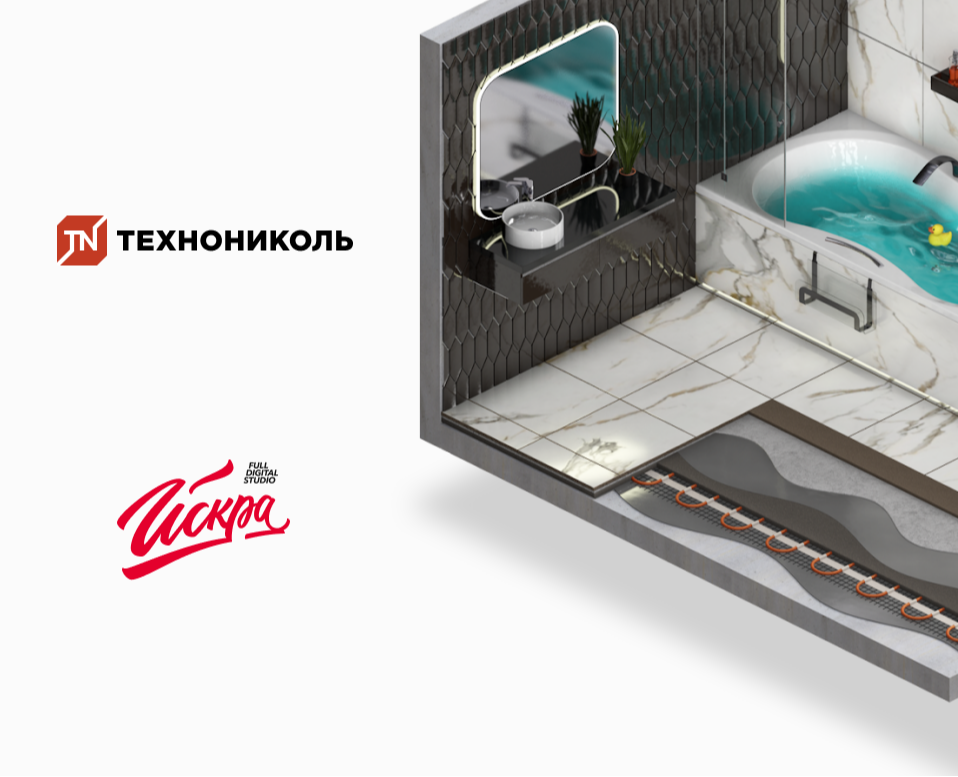 ТЕХНОНИКОЛЬ, промо-сайт продуктов компании — Интерфейсы, Анимация на Dprofile