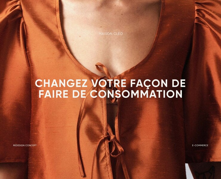 Maison Cléo | E-commerce redesign — Интерфейсы, Брендинг на Dprofile