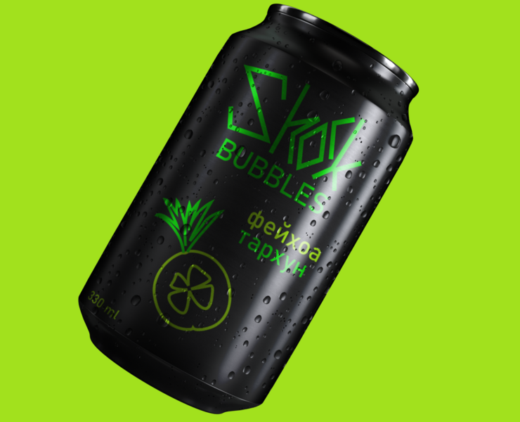 logo Shok Bubbles — Брендинг, Иллюстрация на Dprofile