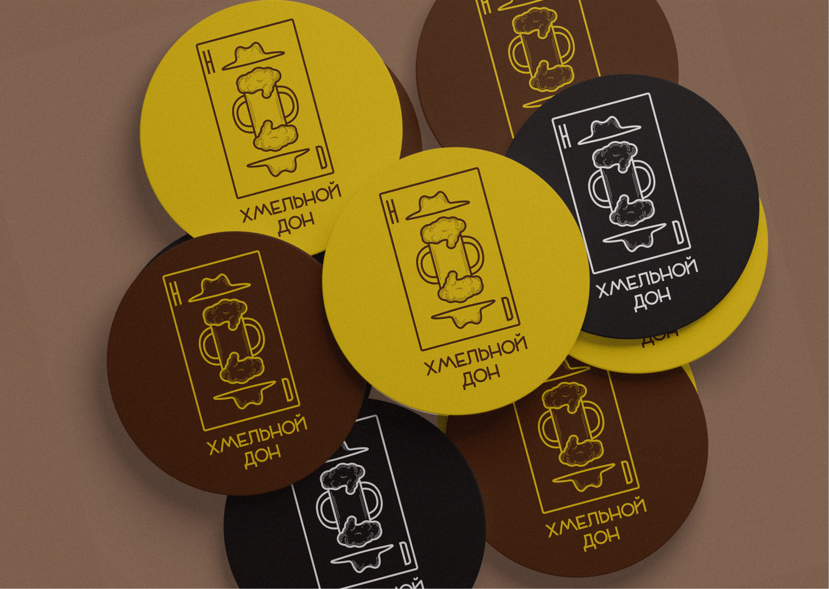 Логотип Хмельной Дон — Изображение №7 — Брендинг на Dprofile