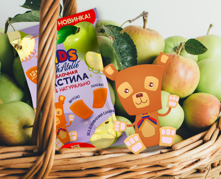 Дизайн упаковки детских Пастилок - Fresh Atelie — Брендинг, Иллюстрация на Dprofile