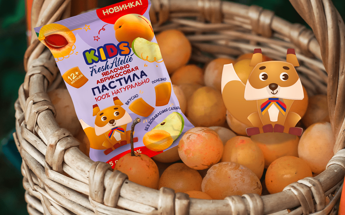 Дизайн упаковки детских Пастилок - Fresh Atelie — Изображение №6 — Брендинг, Иллюстрация на Dprofile