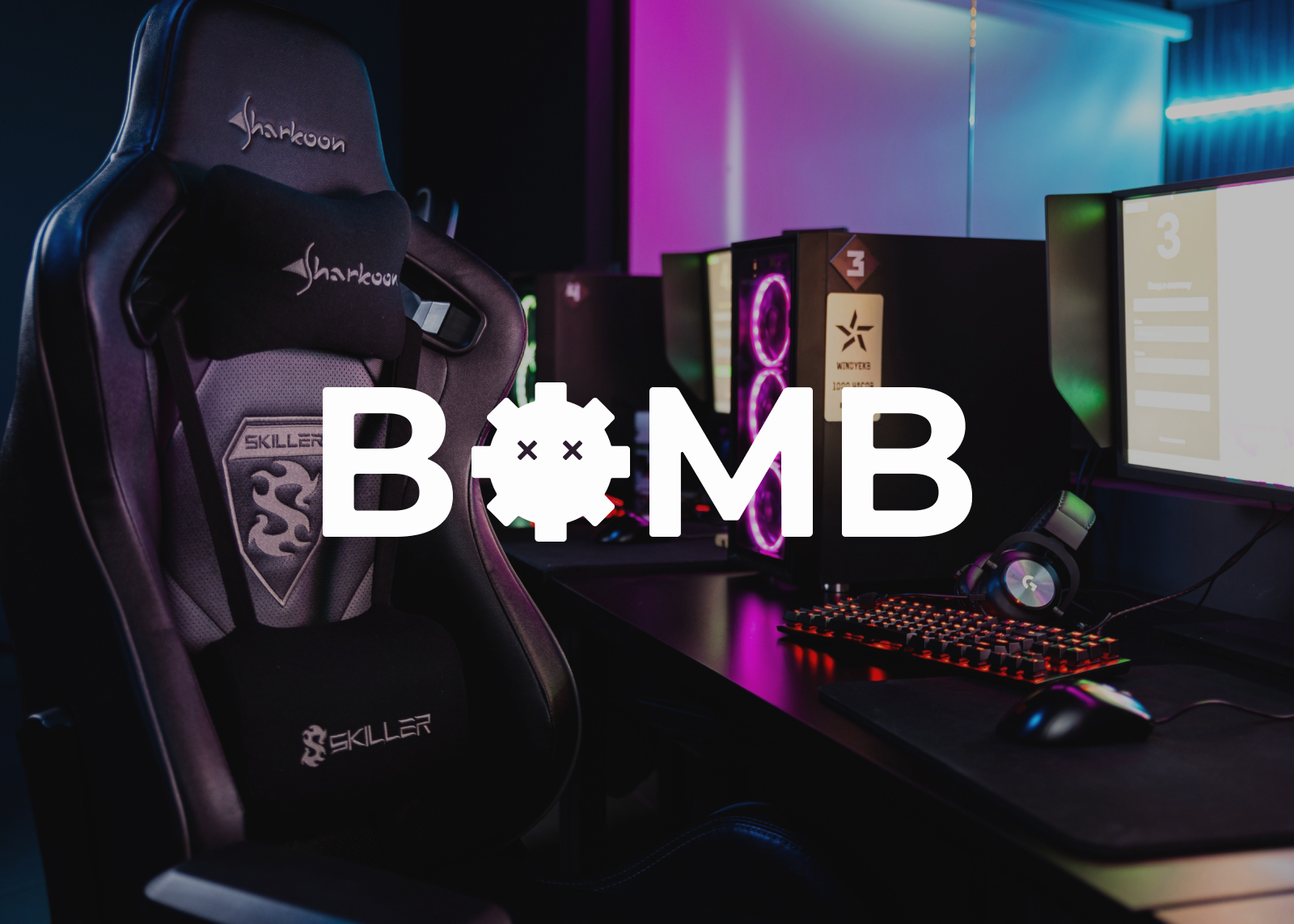 Bomb — компьютерный клуб — Изображение №1 — Брендинг, Графика на Dprofile