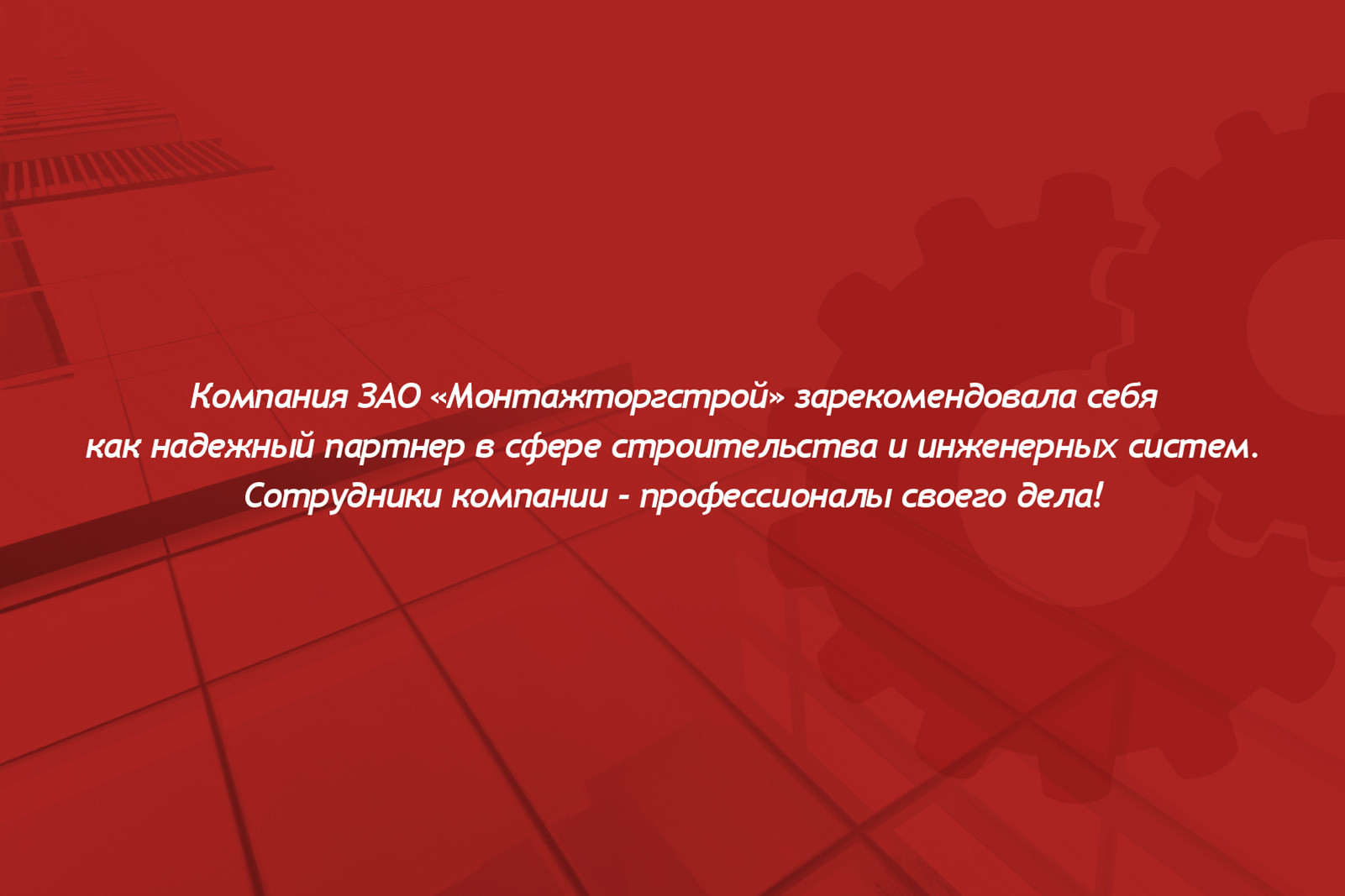 Фирменный стиль компании ЗАО "Монтажторгстрой" — Изображение №17 — Брендинг на Dprofile