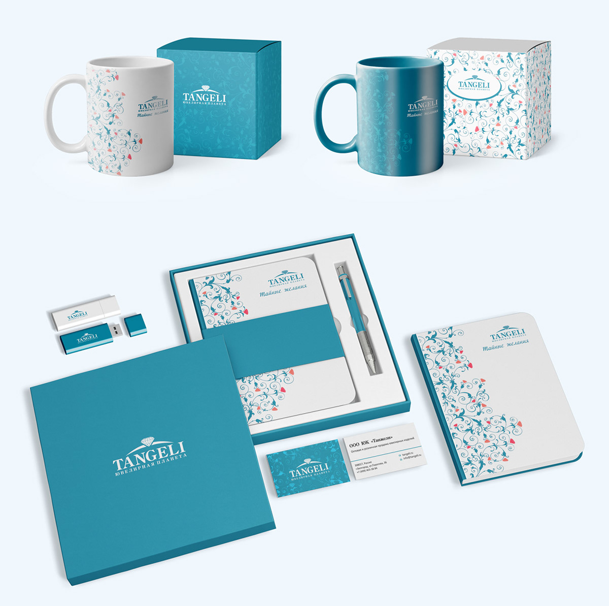 Фирменный стиль ювелирной компании "Tangeli". — Изображение №51 — Брендинг на Dprofile