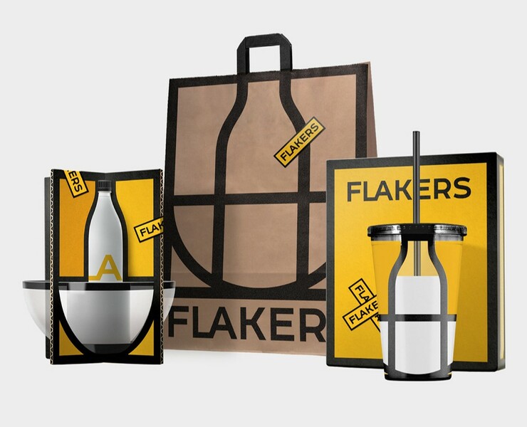 FLAKERS — Брендинг на Dprofile