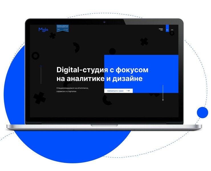Mojo website — Интерфейсы на Dprofile